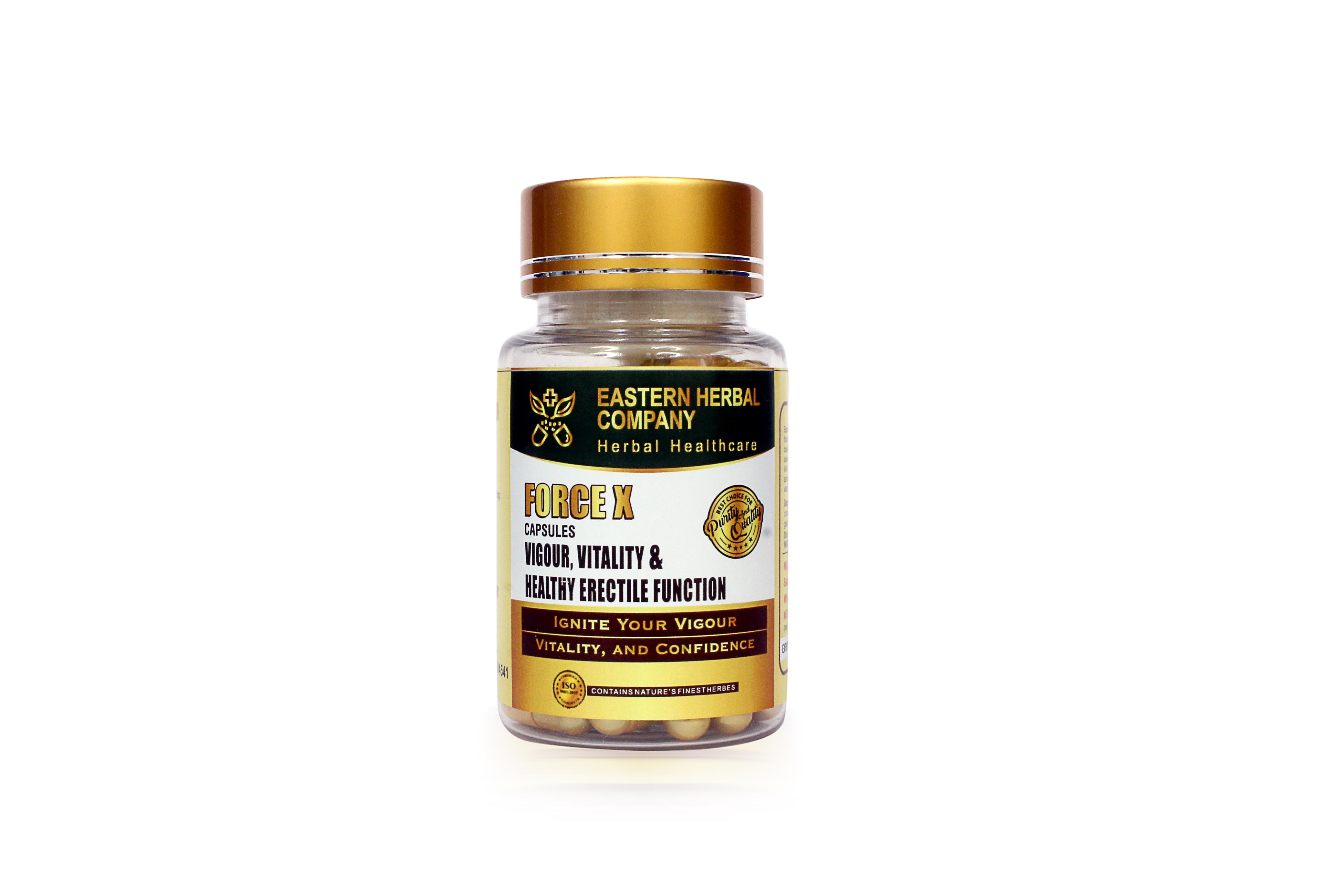 Force X Capsules: Premium Herbal Support for Vigour & Vitality