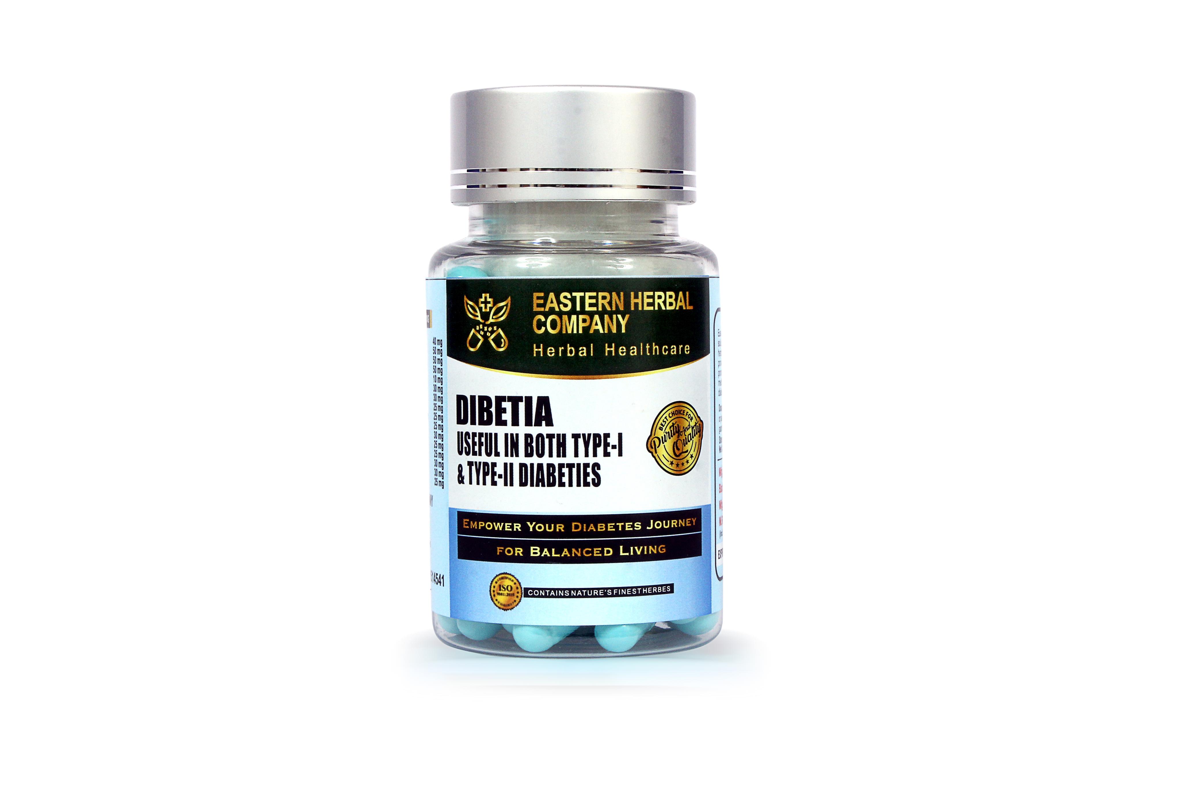 Eastern Herbal Company DIBETIA Capsules
