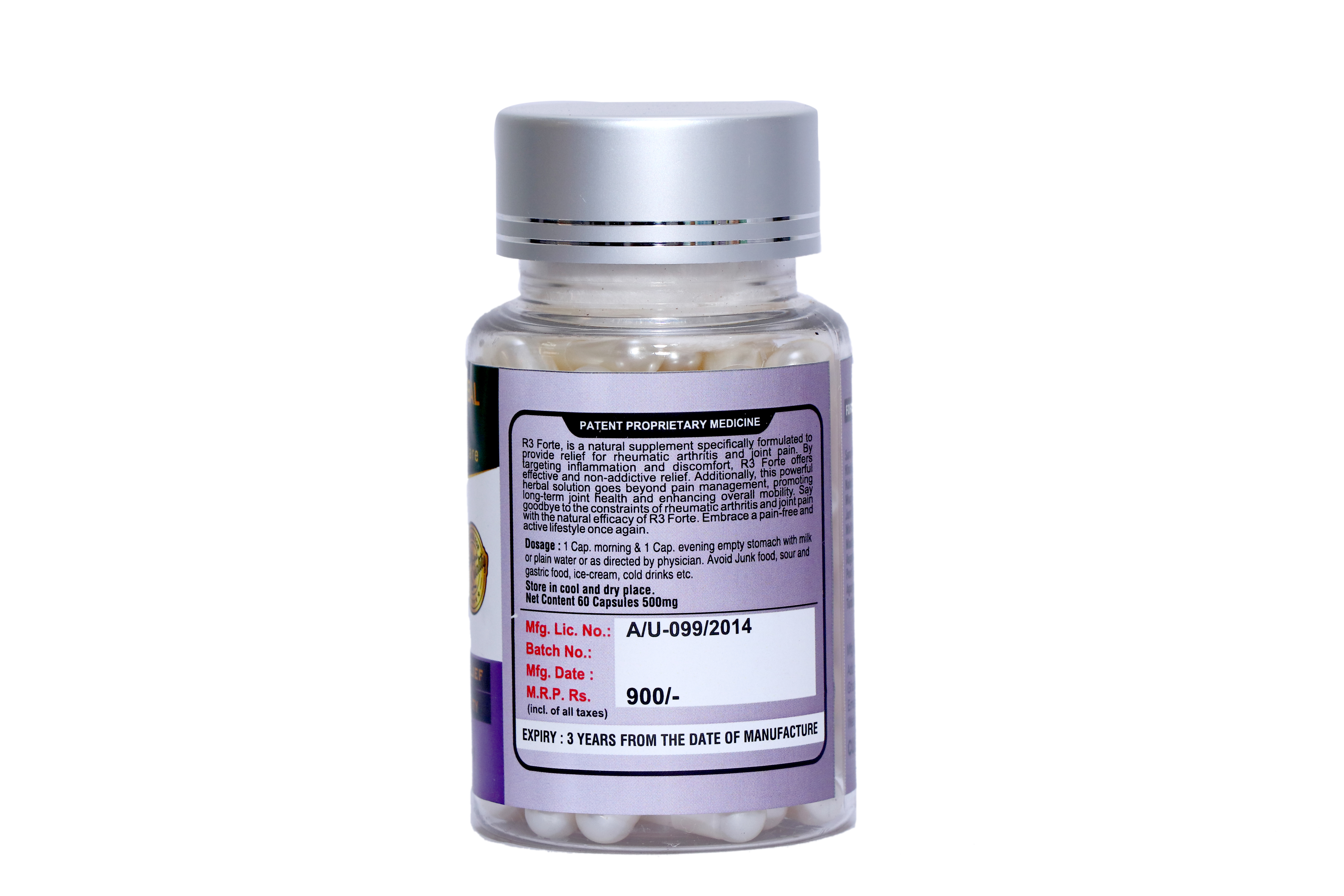 R3 Forte Herbal Supplement