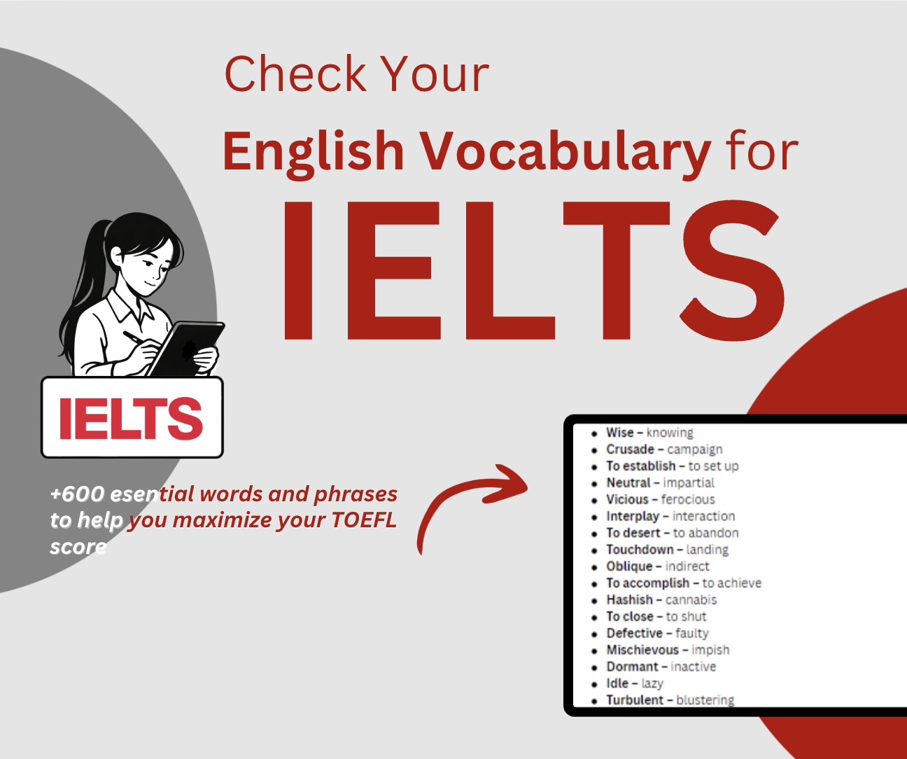 1000 Essential Words For The IELTS Exam - English Certification