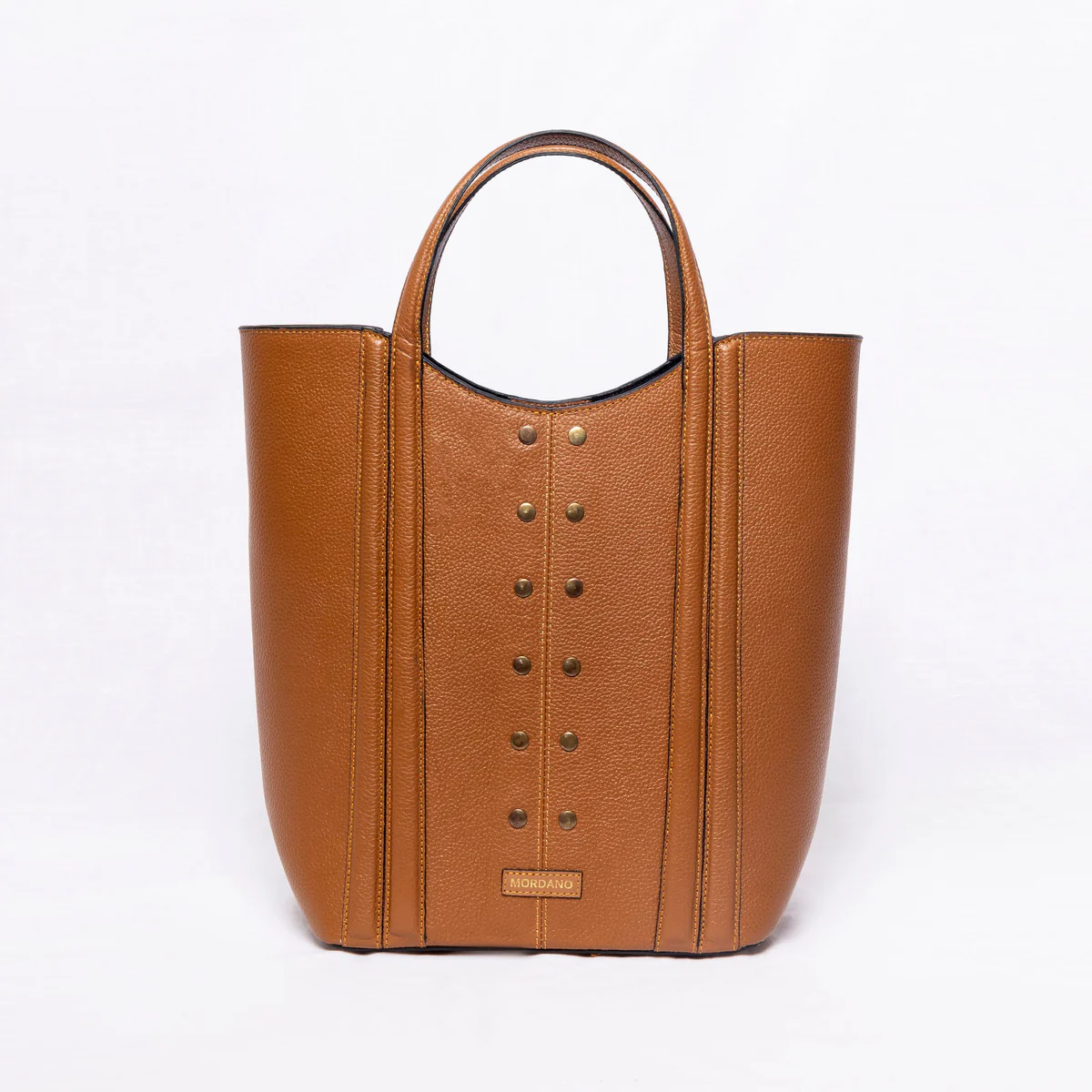 Classic Brown Leather Tote Bag