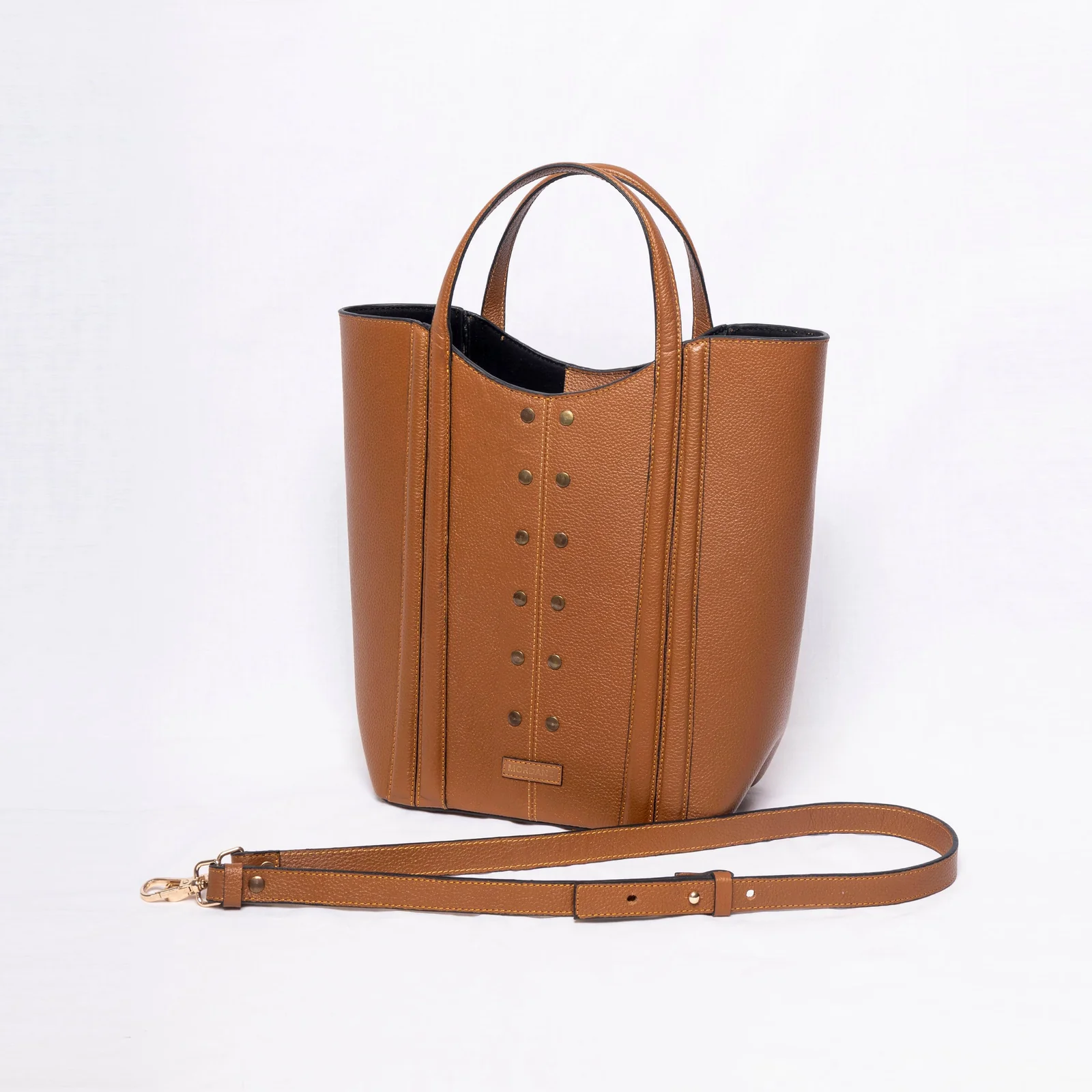 Classic Brown Leather Tote Bag