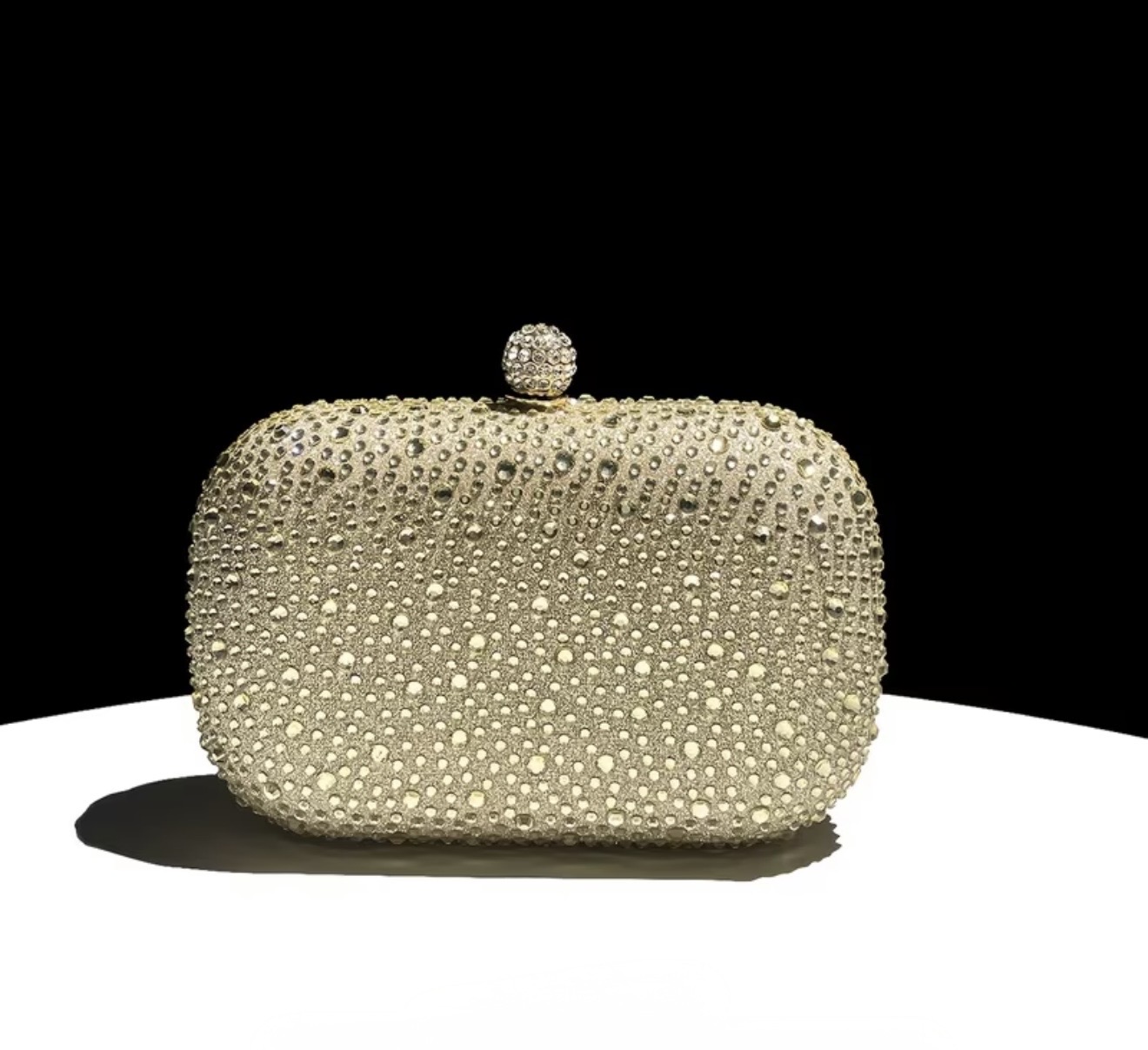 Crystal Embellished Evening Clutch