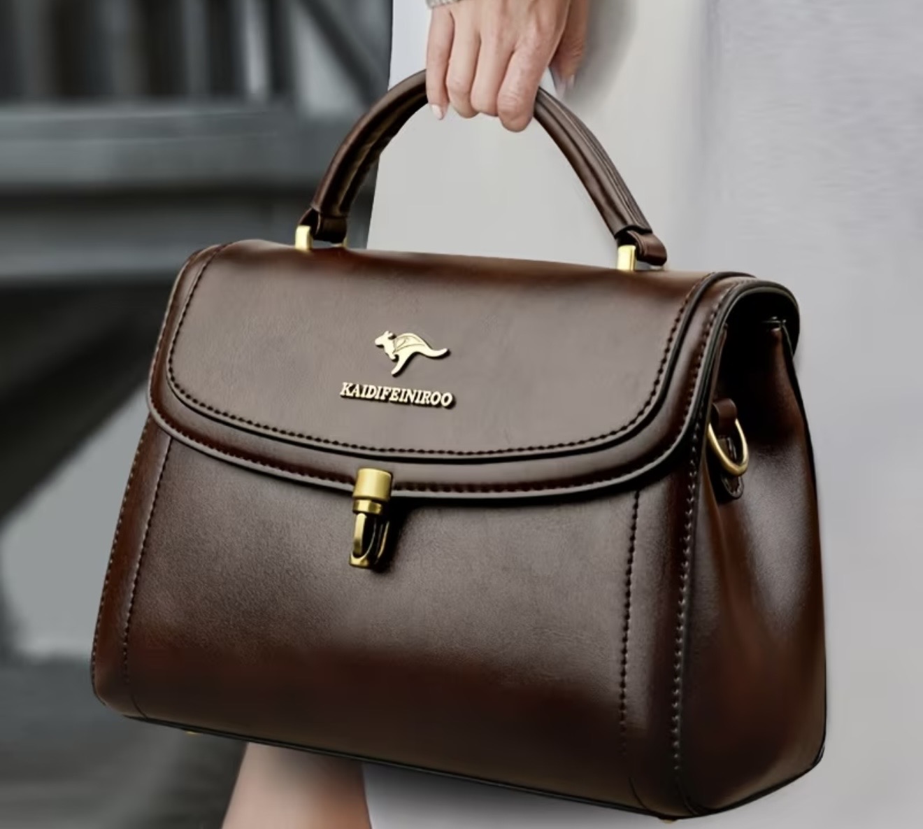 Classic Leather Handbag