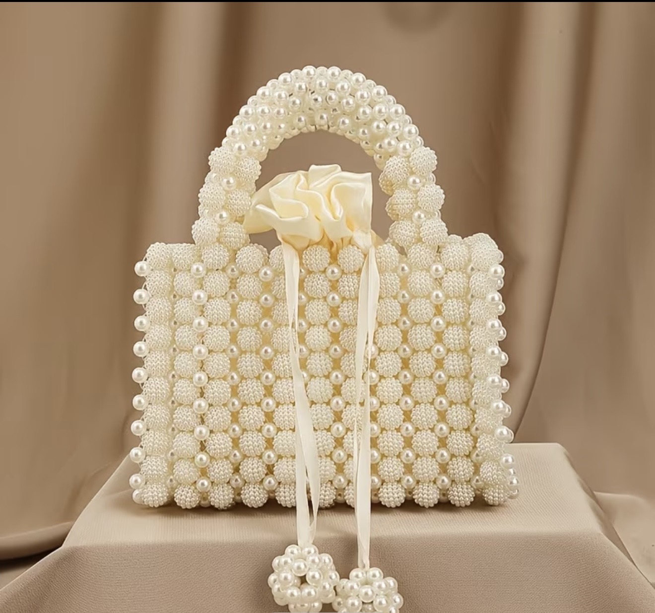 Pearl Beaded Handbag
