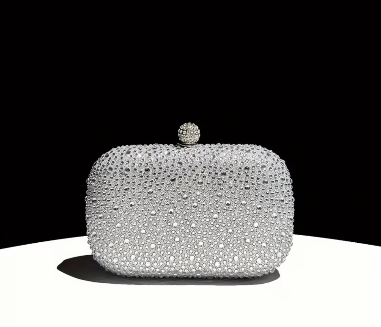 Crystal Embellished Evening Clutch