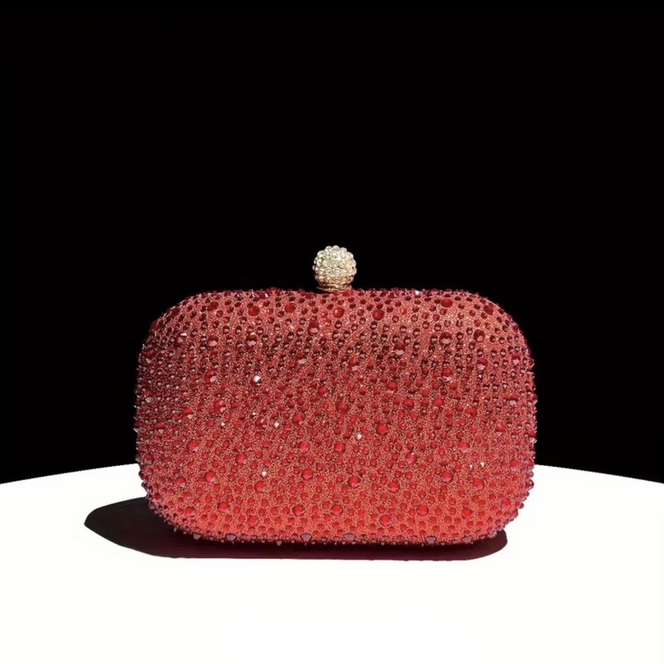 Crystal Embellished Evening Clutch