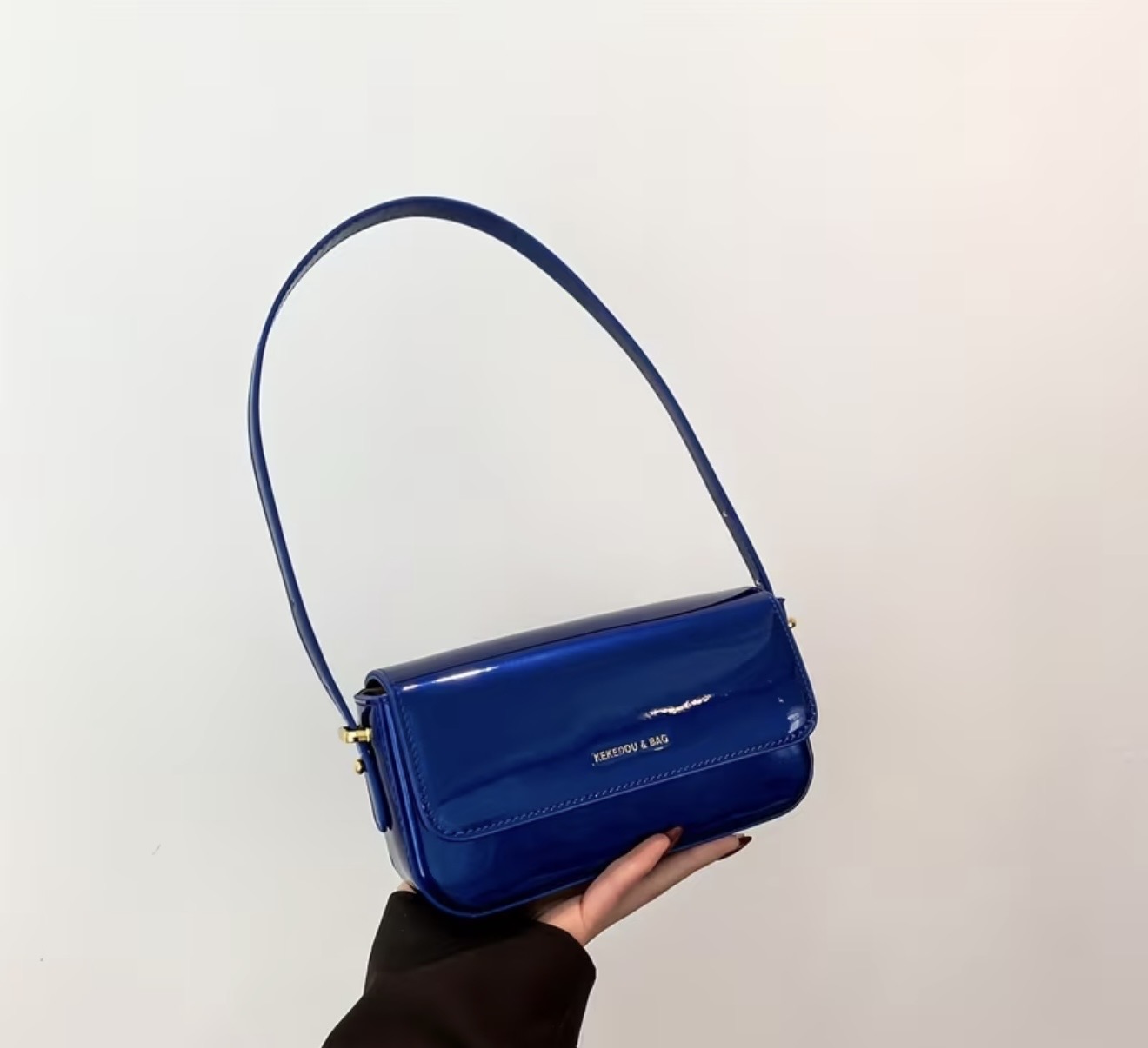 Glossy Shoulder Bag