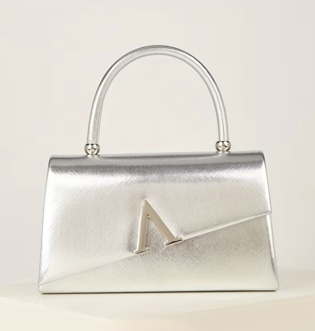 Croc-Embossed Handbag