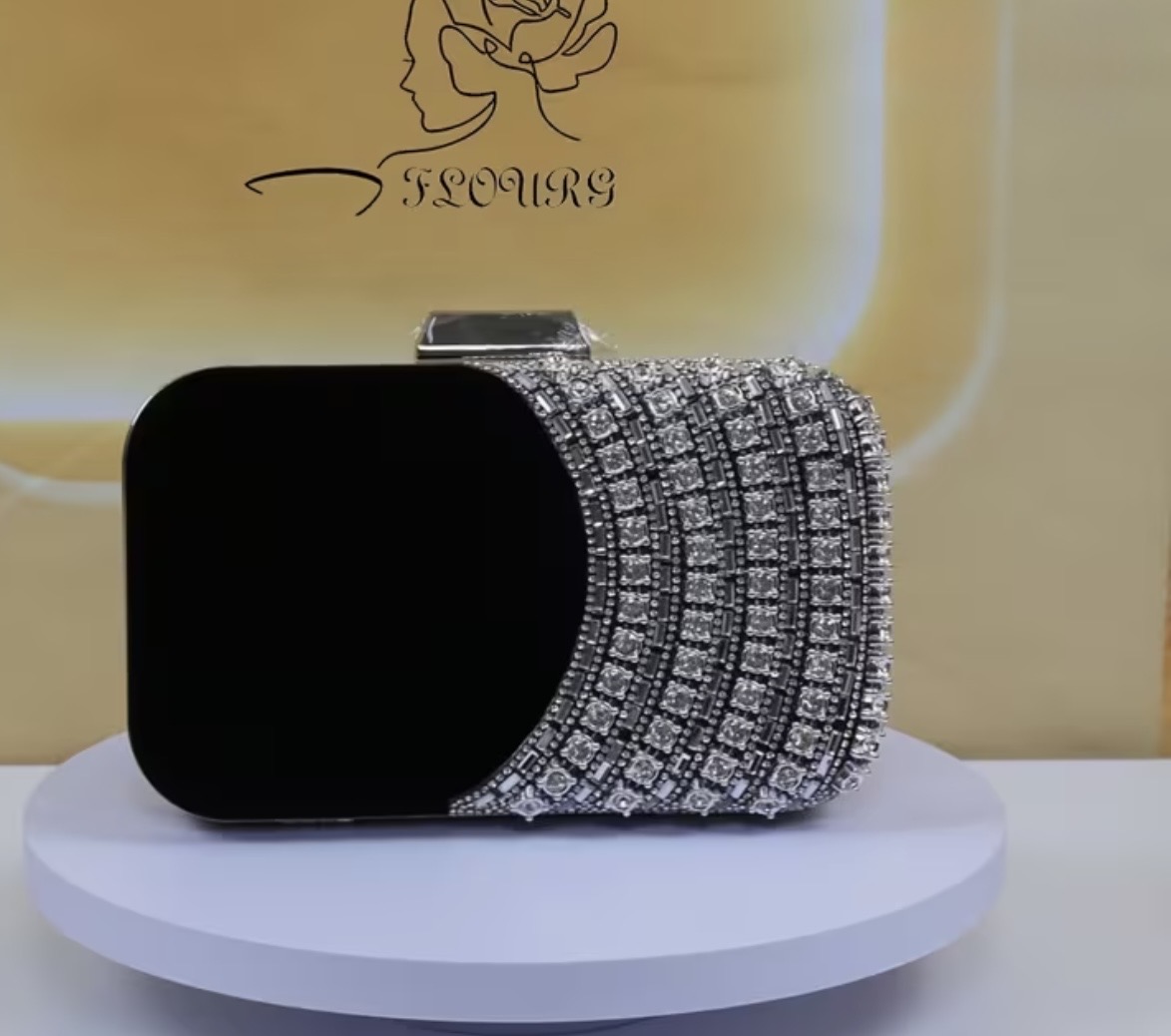 Rhinestone Evening Clutch