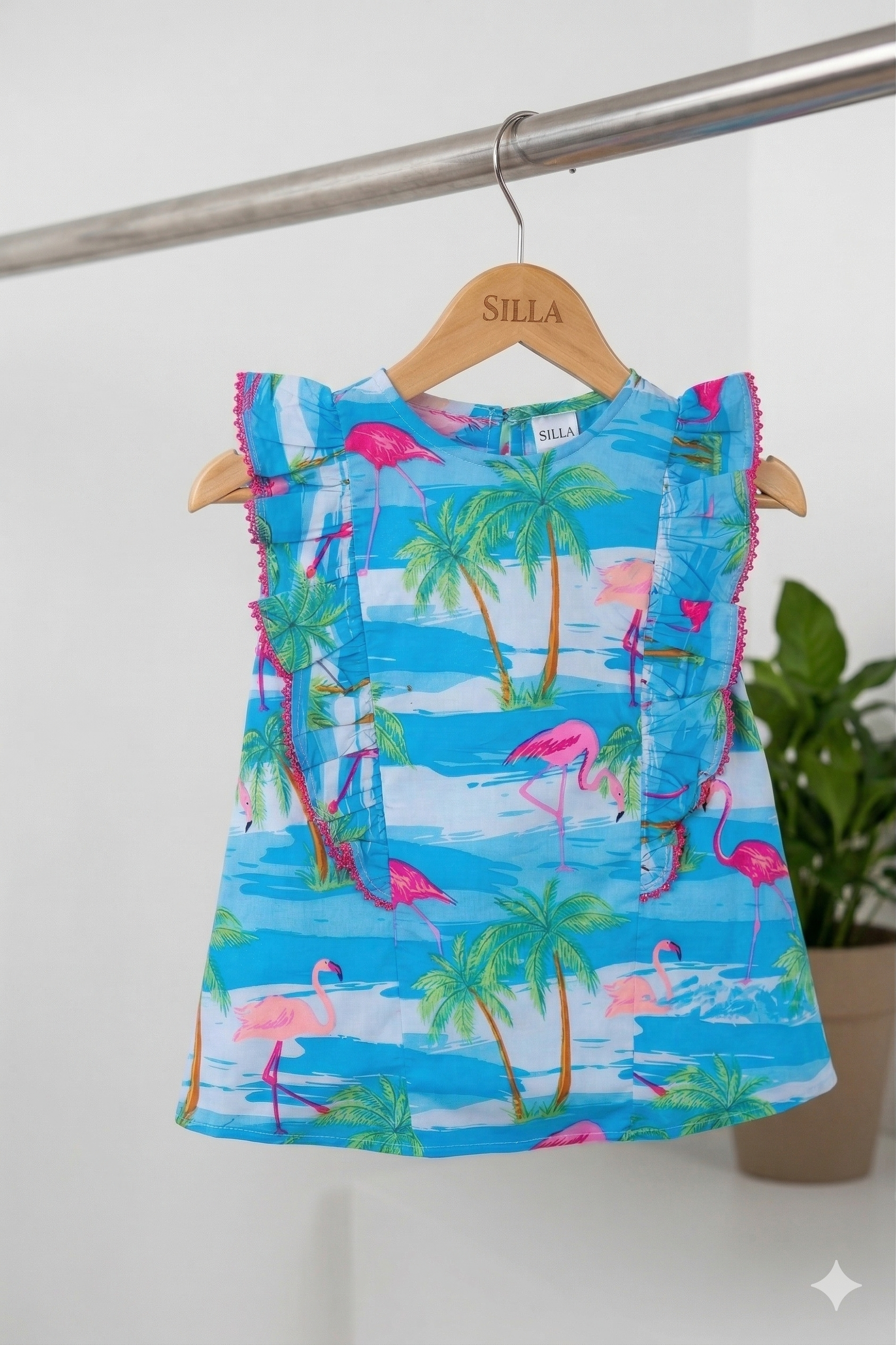 Flamingo Paradise Girl's Dress