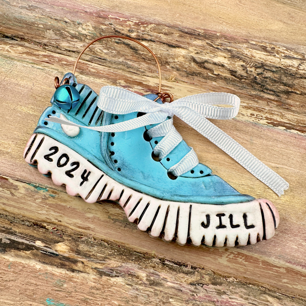 Runner Sneaker Personalized Ornament (Style 1)