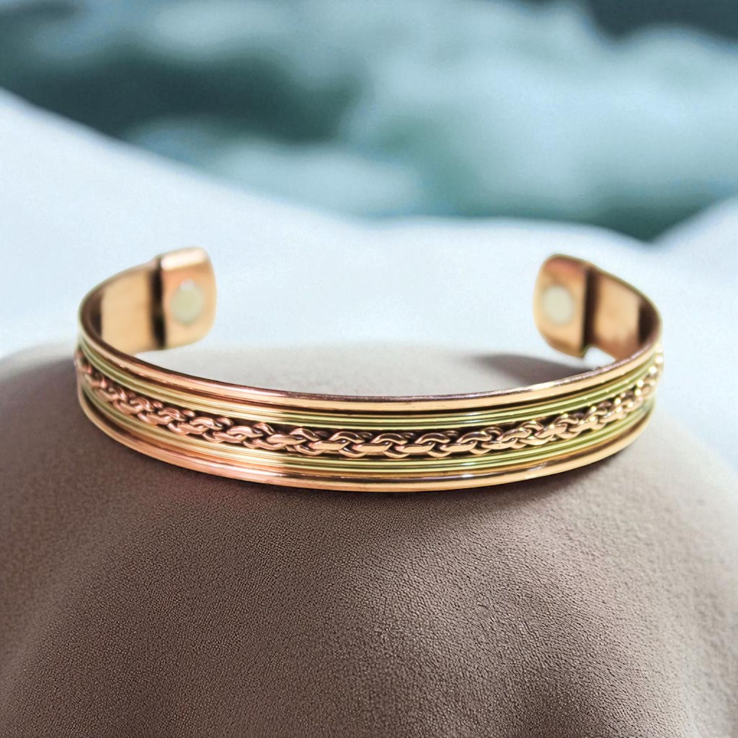 Braided Metal Cuff Bracelet