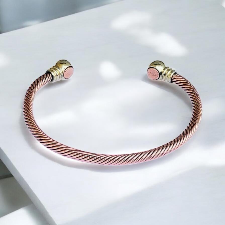 Magnetic Copper Cuff Bracelet