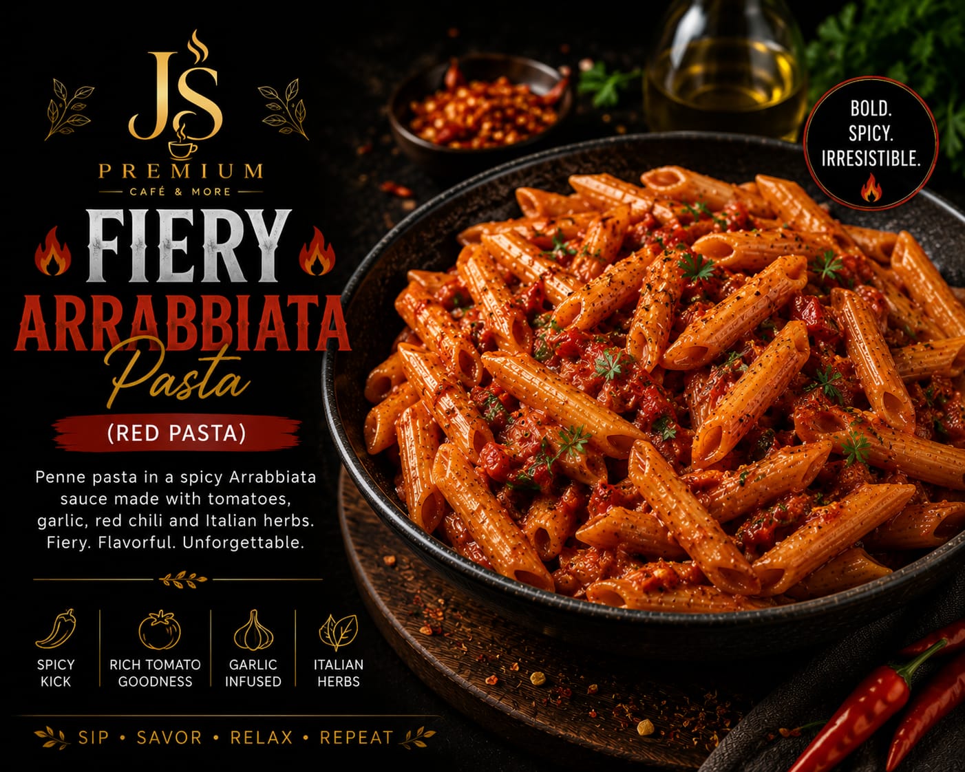 Fiery Arrabbiata Pasta