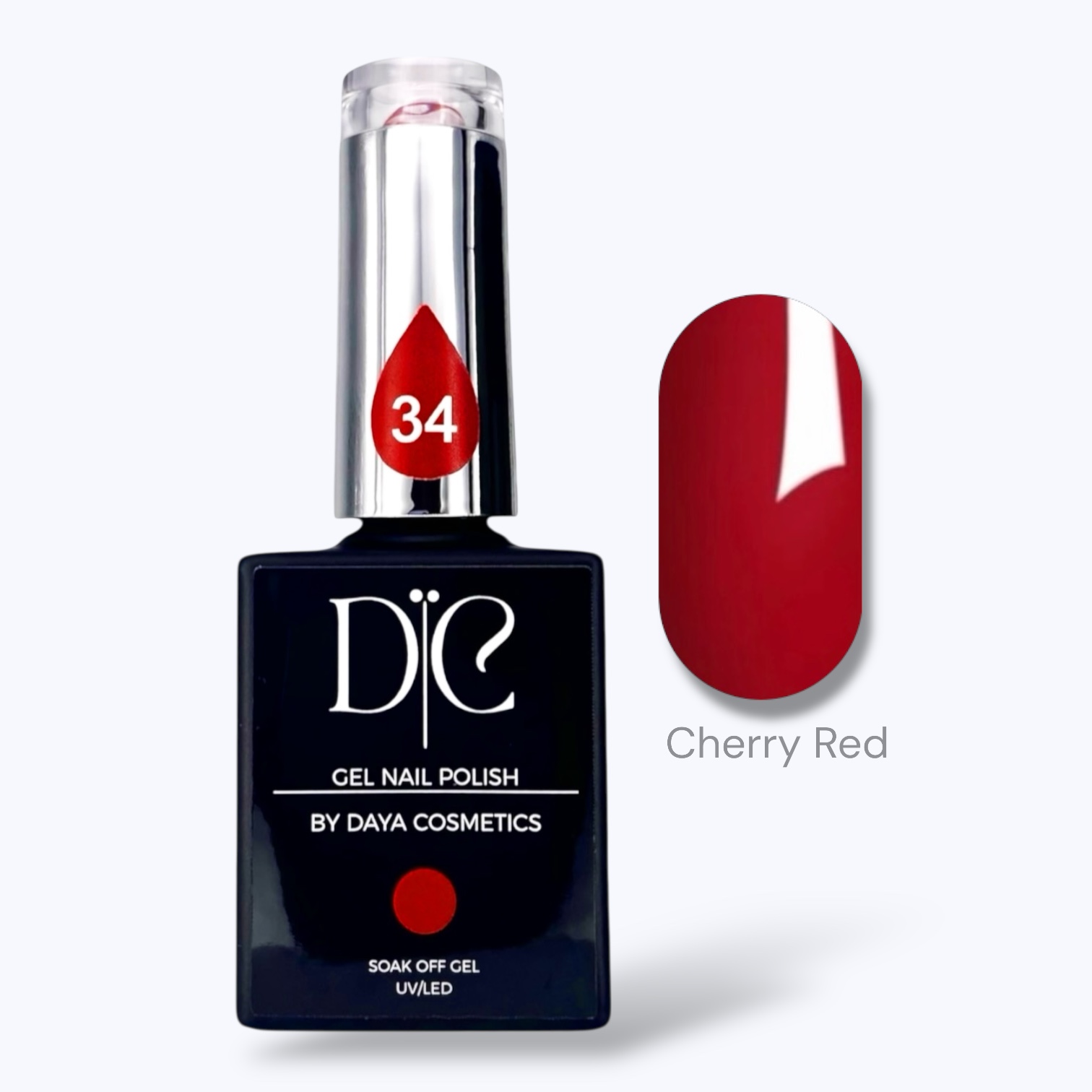 Cherry Red 34 Gel Nail Polish 15ml