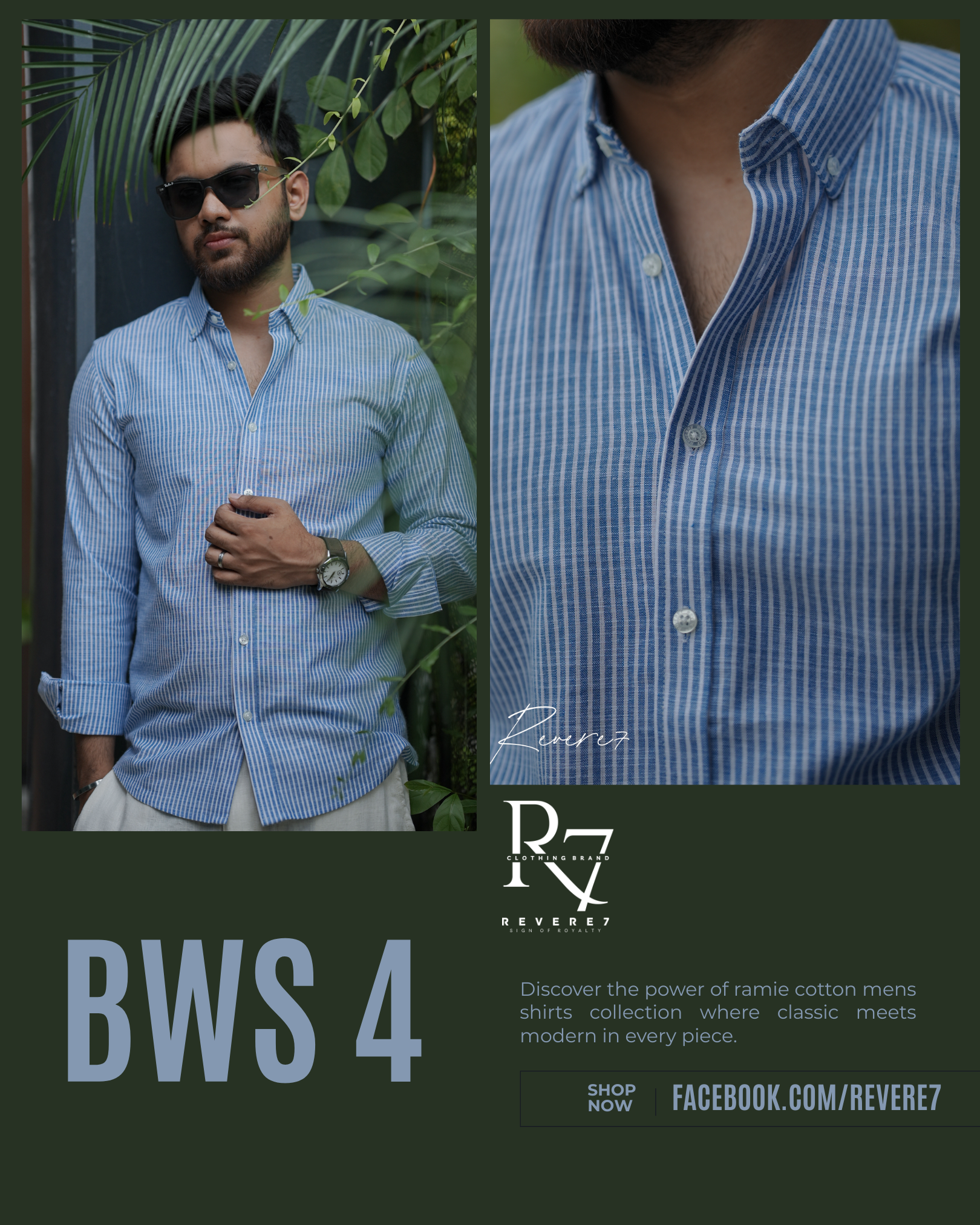 BWS 4 Ramie Cotton Shirt