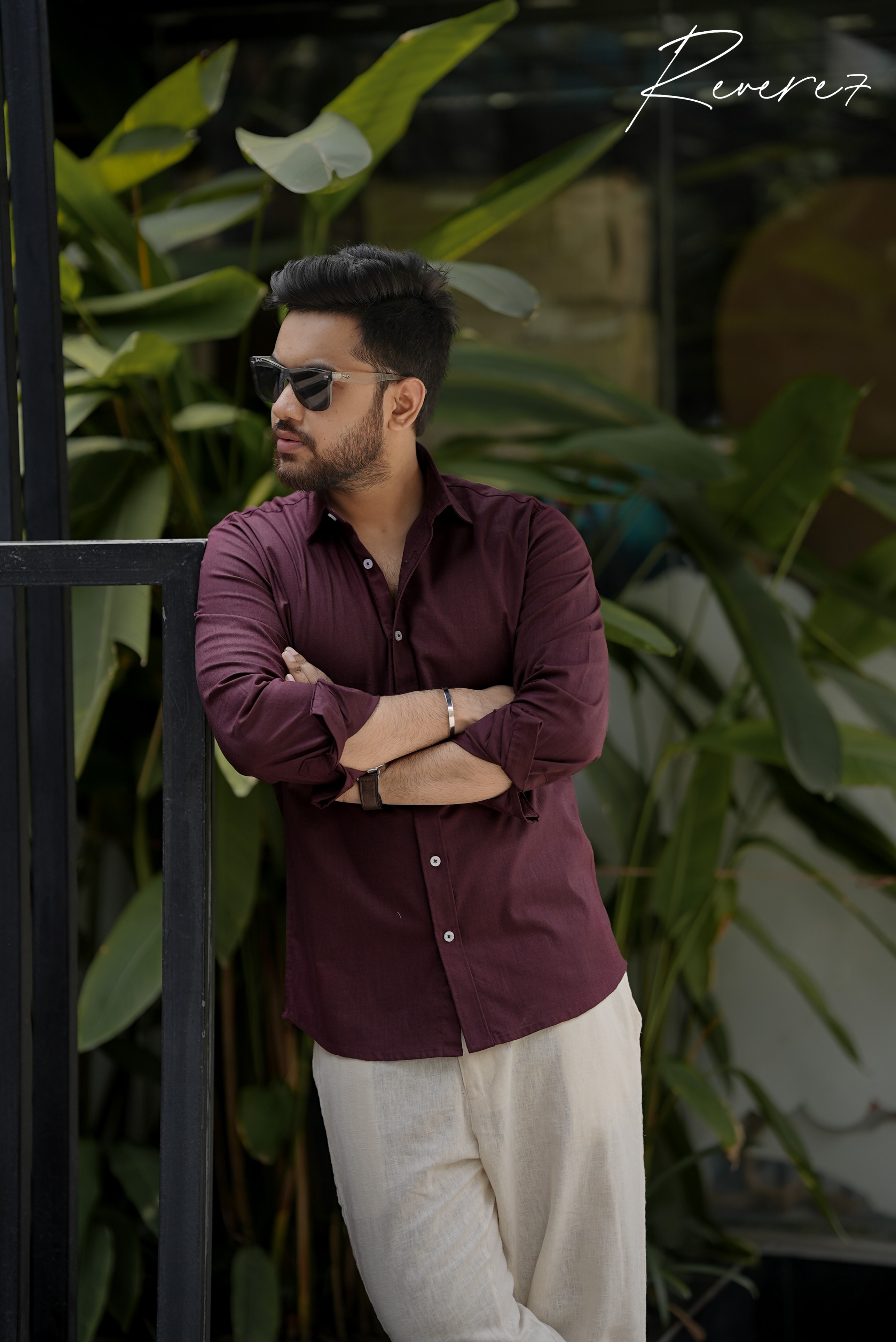 Maroon Casual Shirt