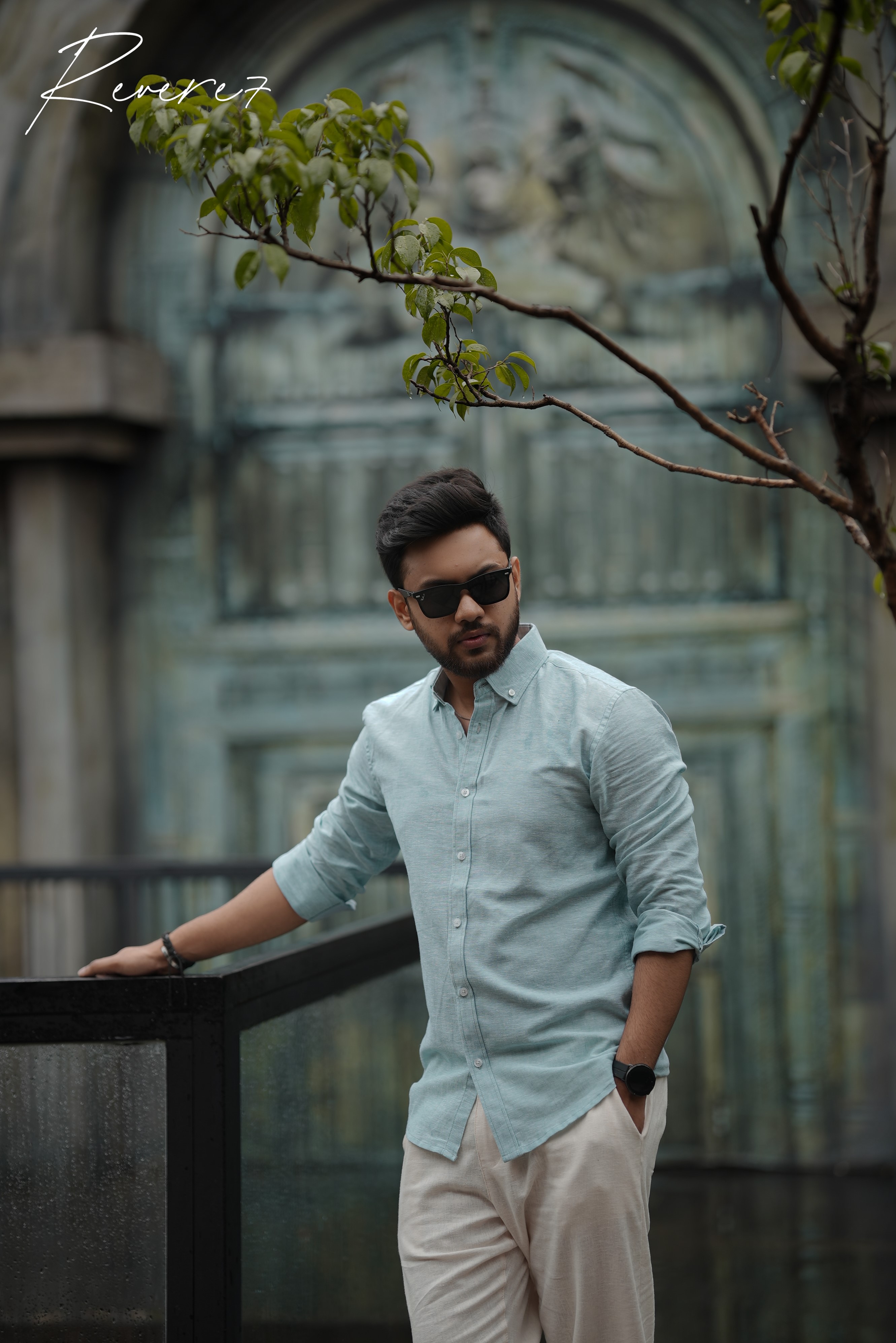 Men's Sage Green Casual Shirt