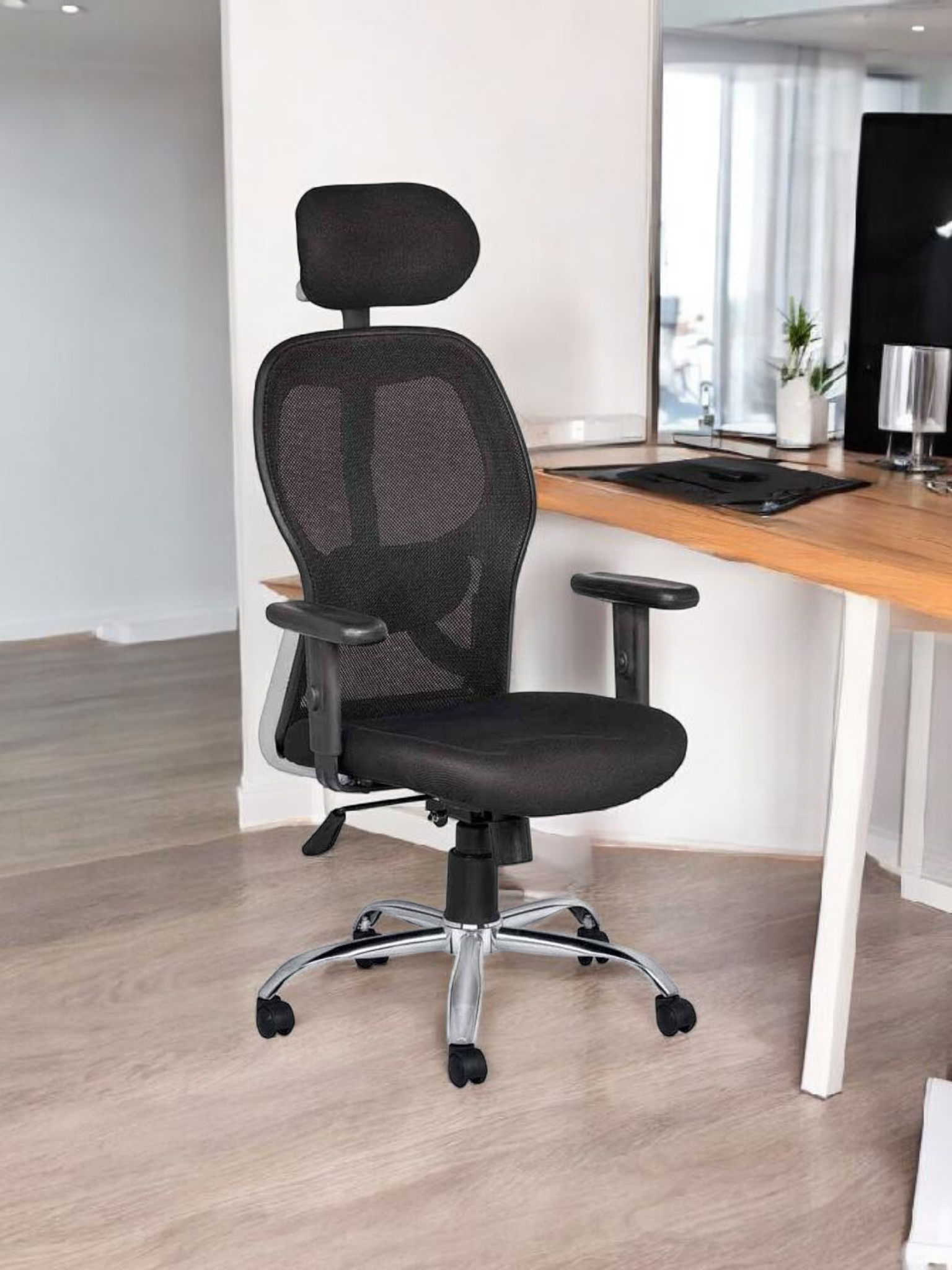 Mango Blossom Brisbane ergonomic High back mesh Office executive office chair black