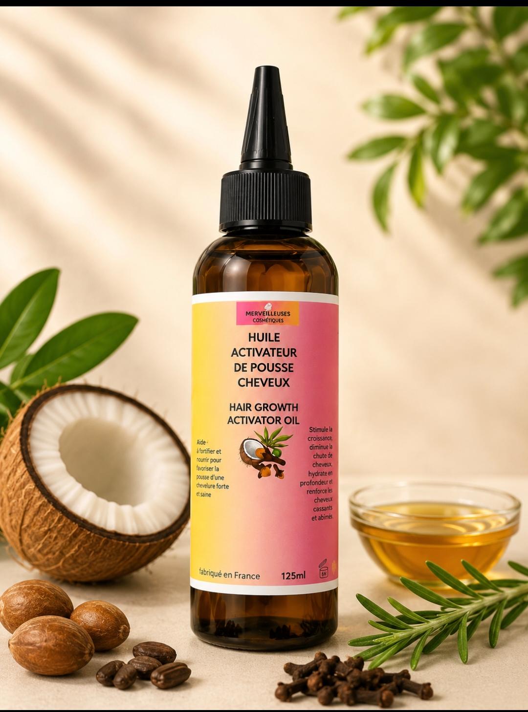 Huile Activateur de Pousse Cheveux