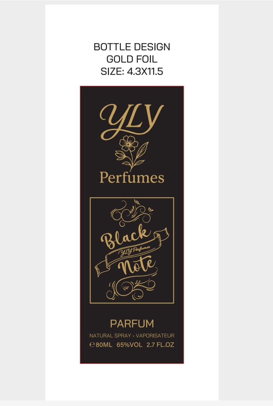 YLY Perfumes Black Note Parfum