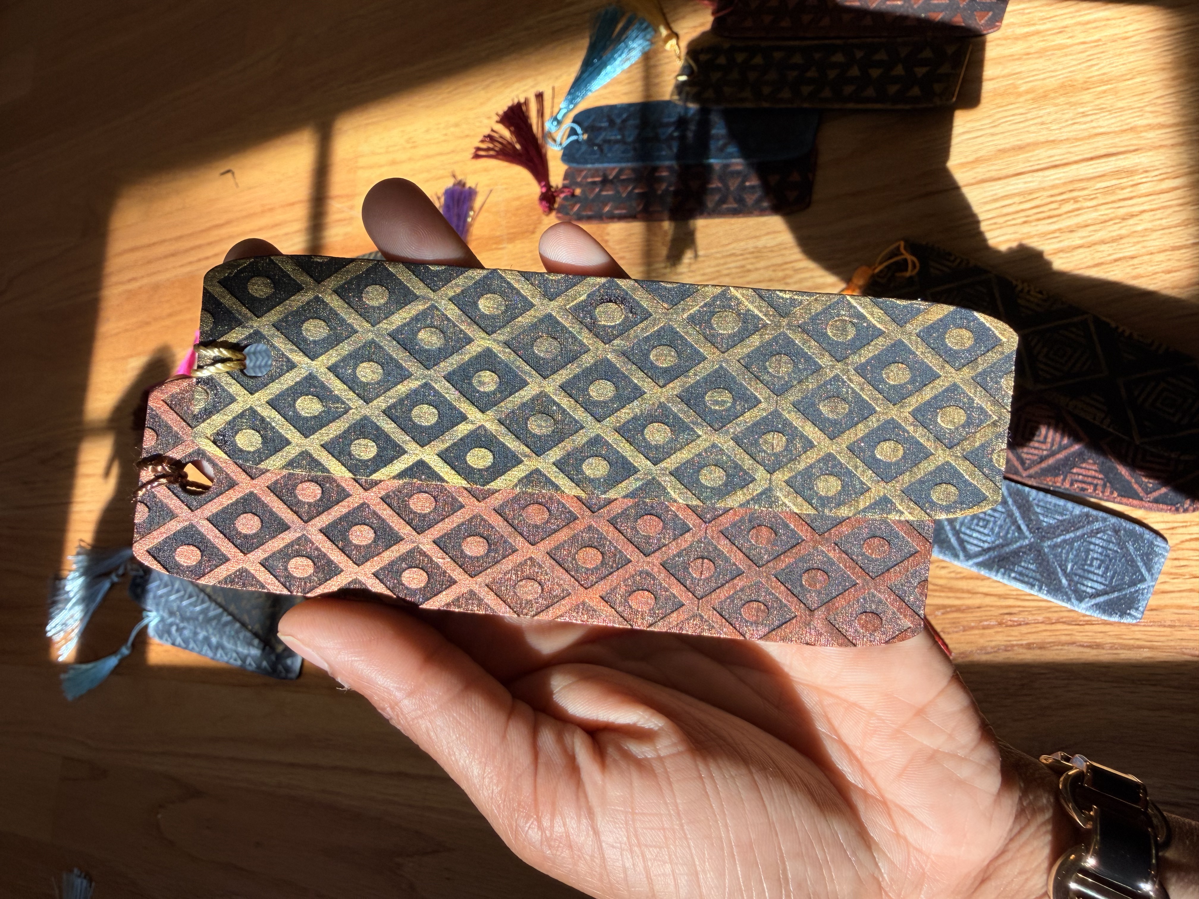 Patterned Handmade Bookmarks