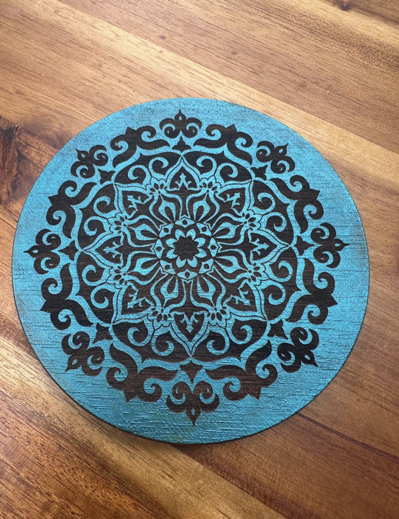Handcrafted Mandala Coasters (Set of 4)