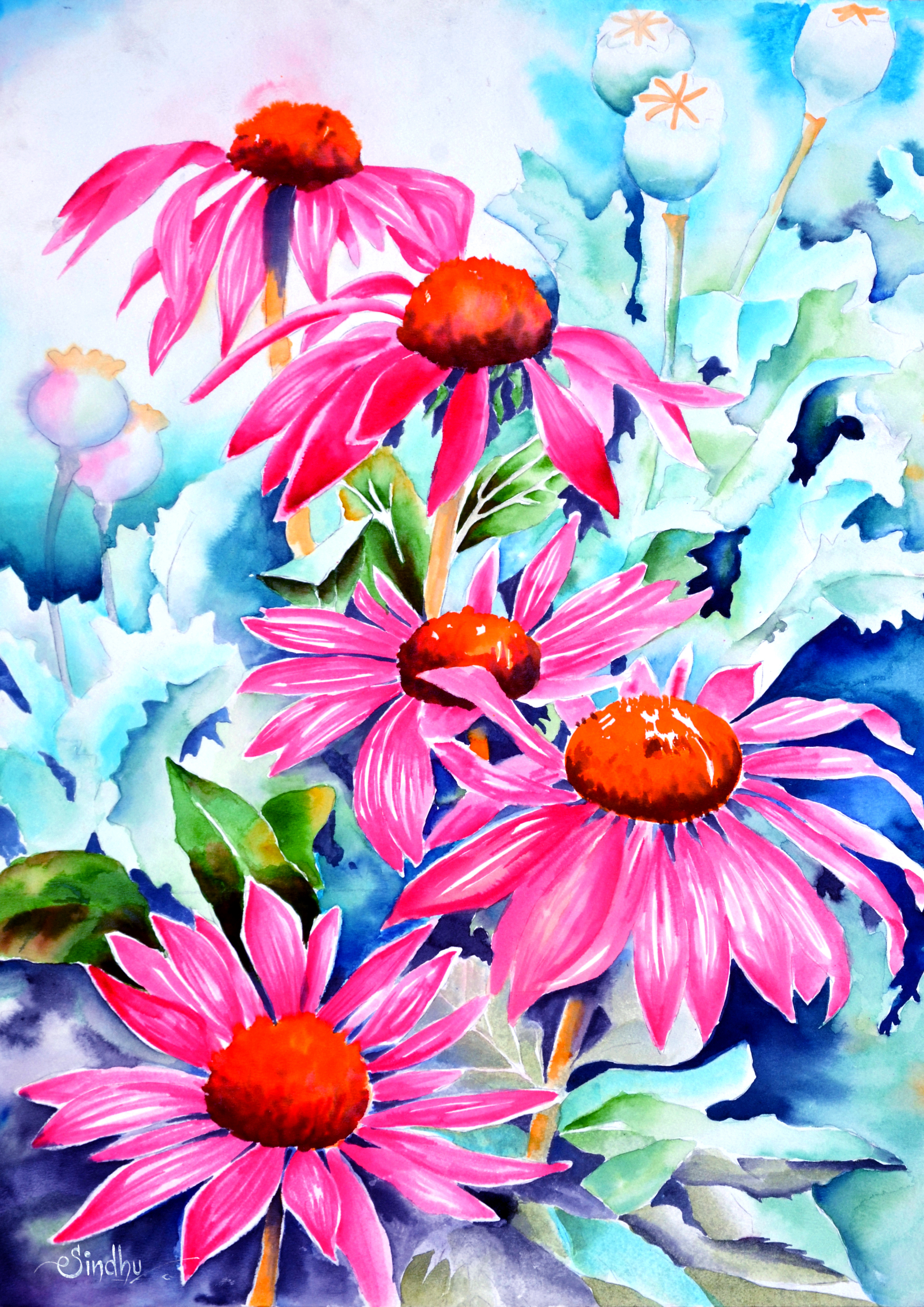 Floral Art Print 3