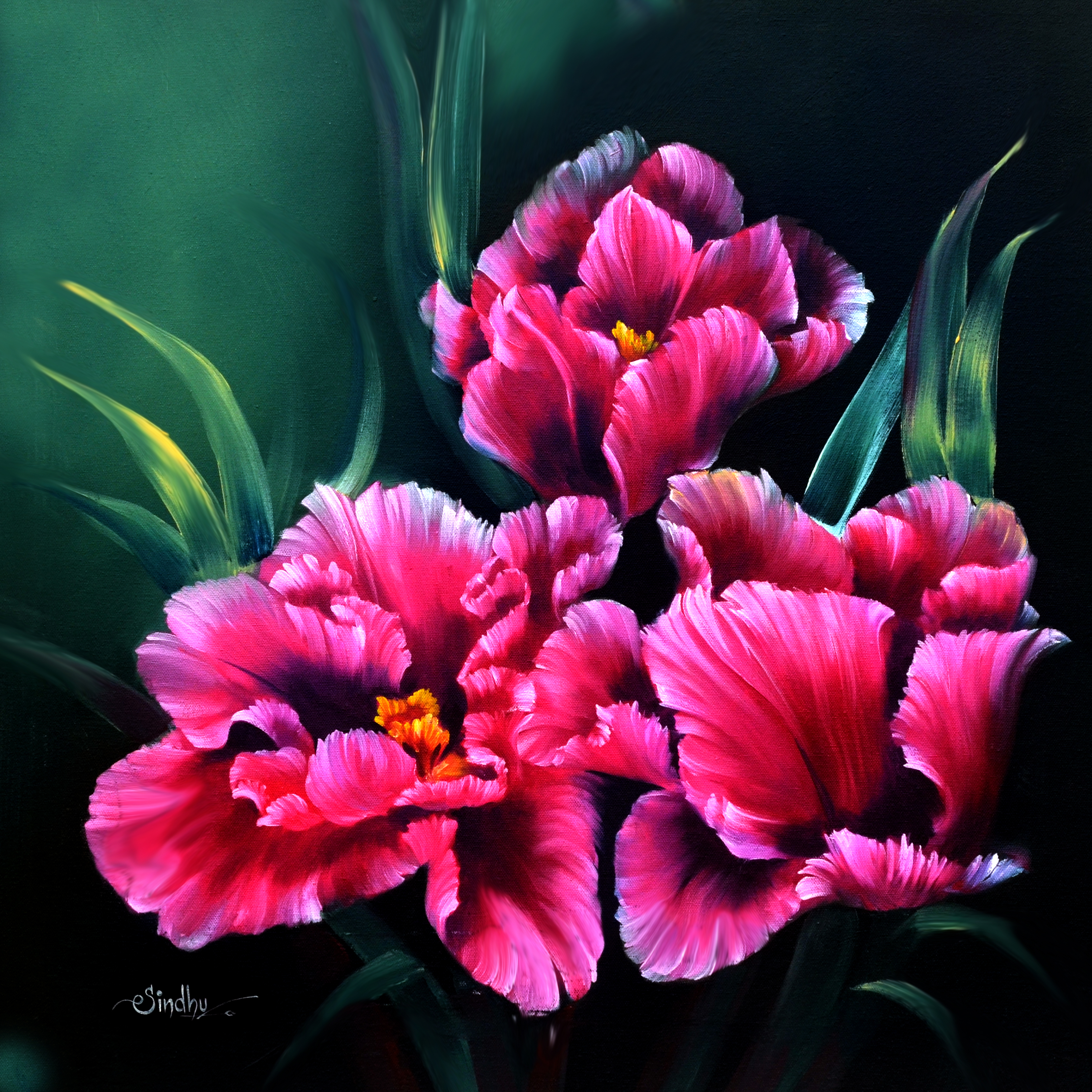 Floral Art print 1 
