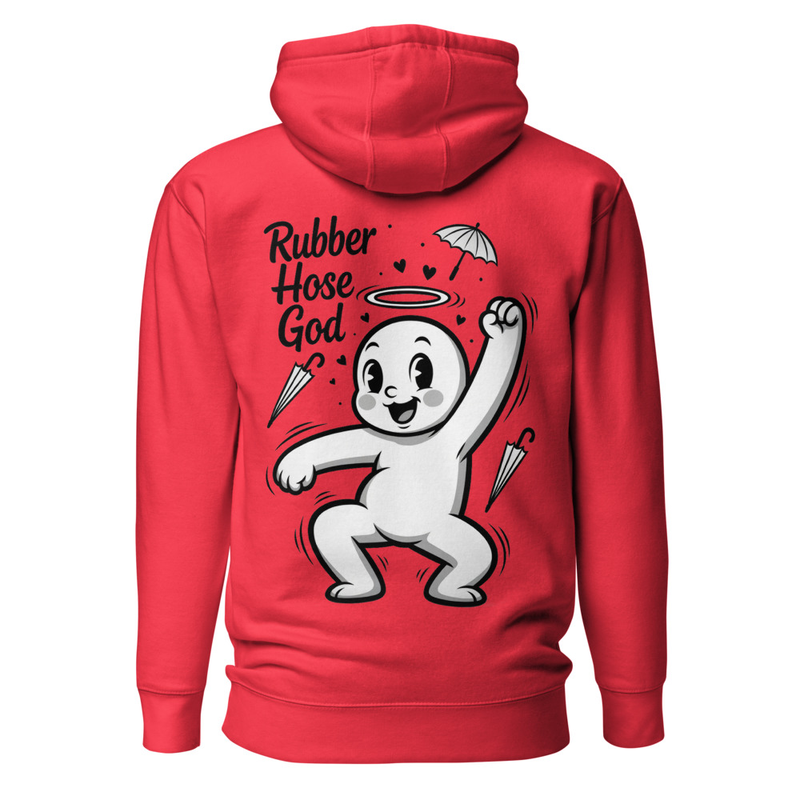 Rubber Hose God - Vintage Cartoon Halo Dancer Unisex Hoodie
