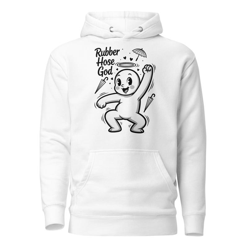 Rubber Hose God - Vintage Cartoon Halo Dancer Unisex Hoodie