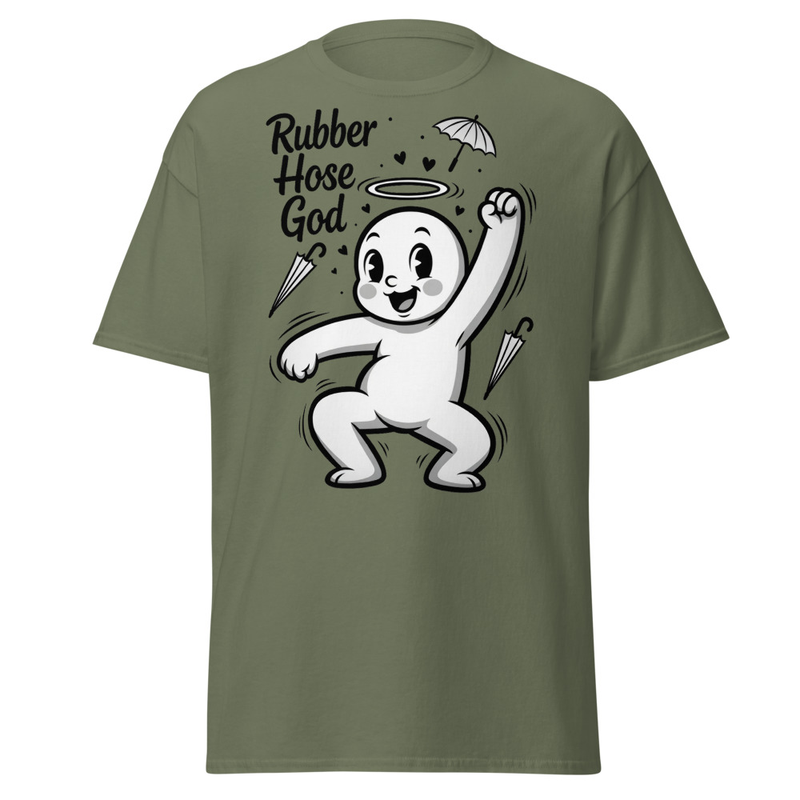 Rubber Hose God - Vintage Cartoon Halo Dancer Unisex classic tee