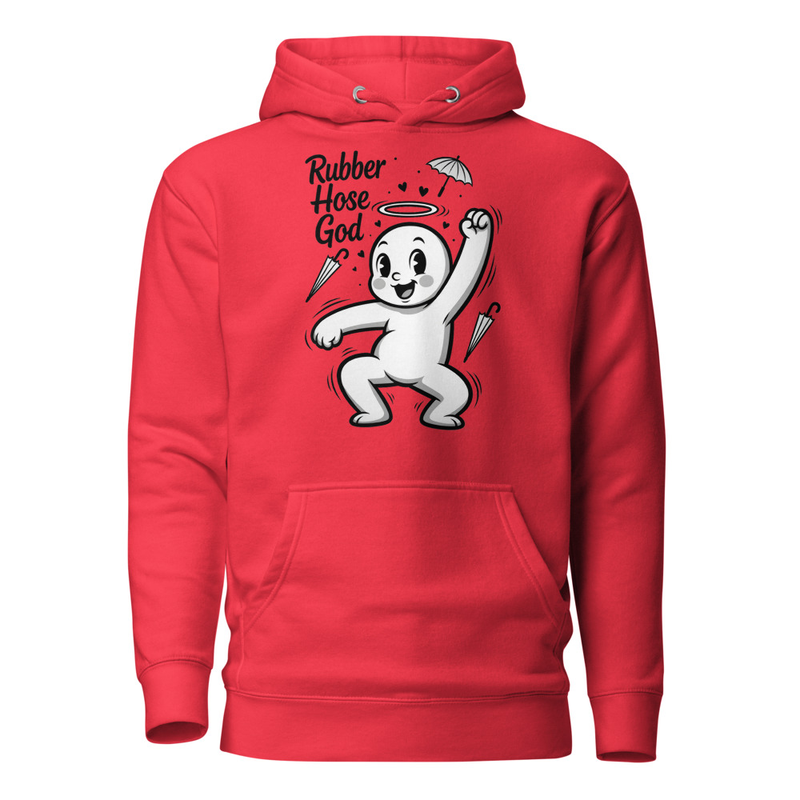 Rubber Hose God - Vintage Cartoon Halo Dancer Unisex Hoodie