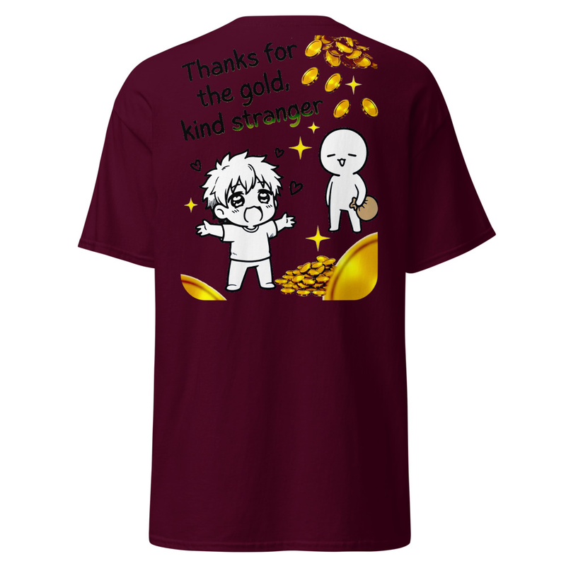 Thanks For The Gold, Kind Stranger - Satirical Meme Unisex classic tee