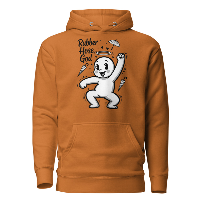 Rubber Hose God - Vintage Cartoon Halo Dancer Unisex Hoodie