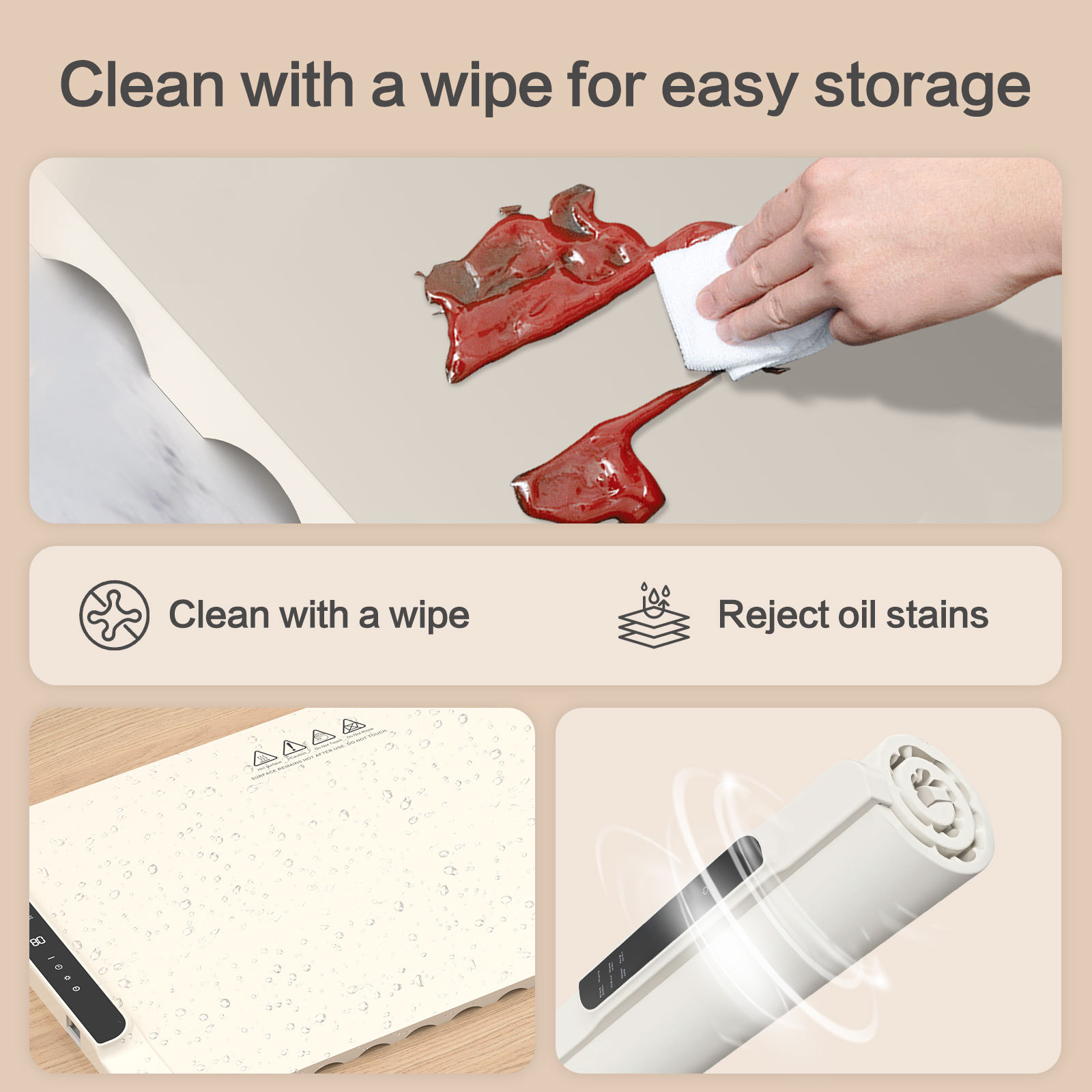 Rapid Heating Electric Food Warmer Tray