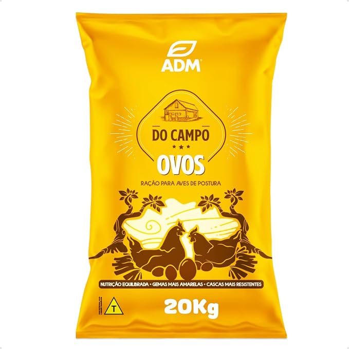 Ração para Aves de Postura ADM Do Campo Ovos 20kg