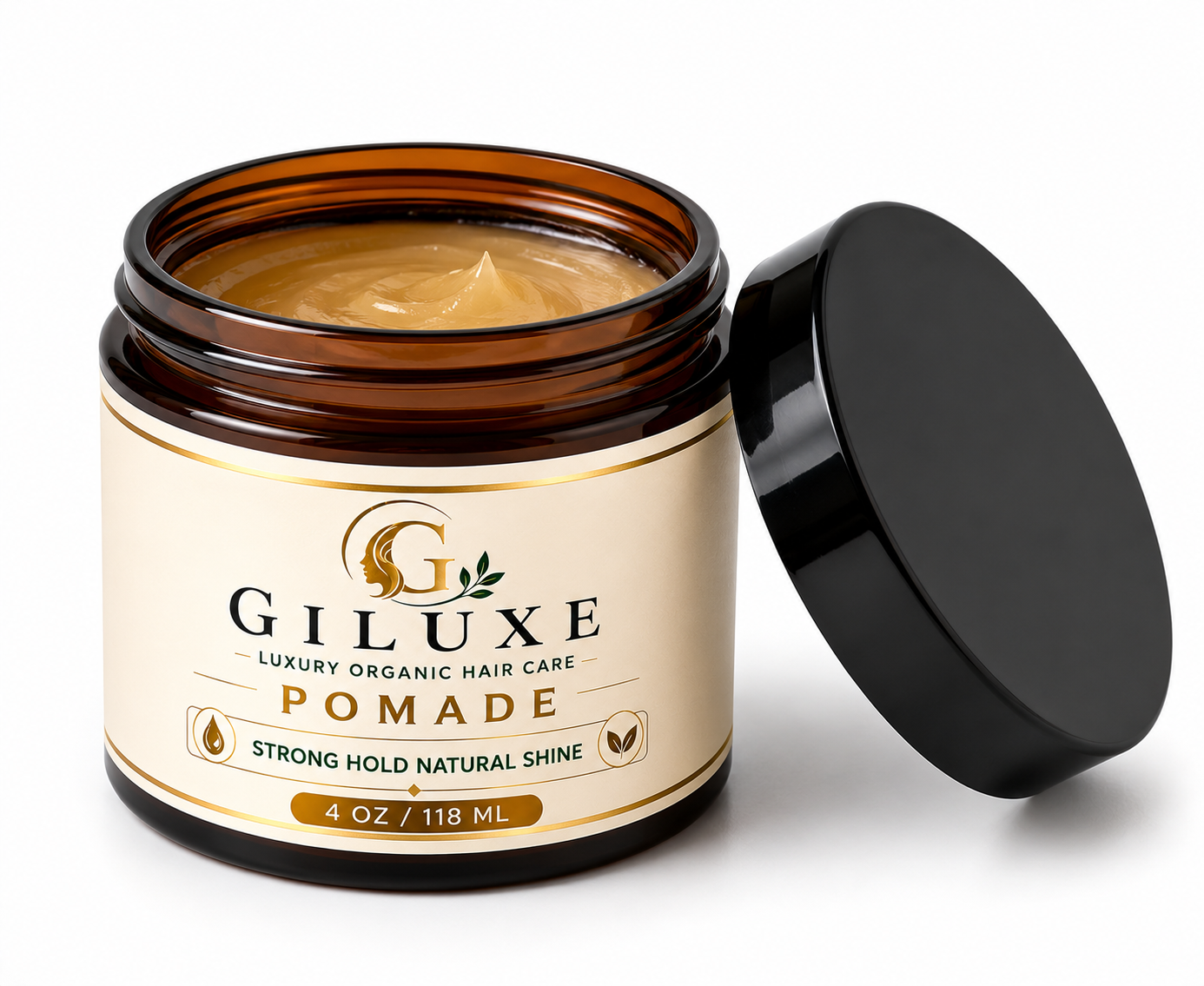 Luxury Organic Pomade — Strong Hold • Natural Shine
