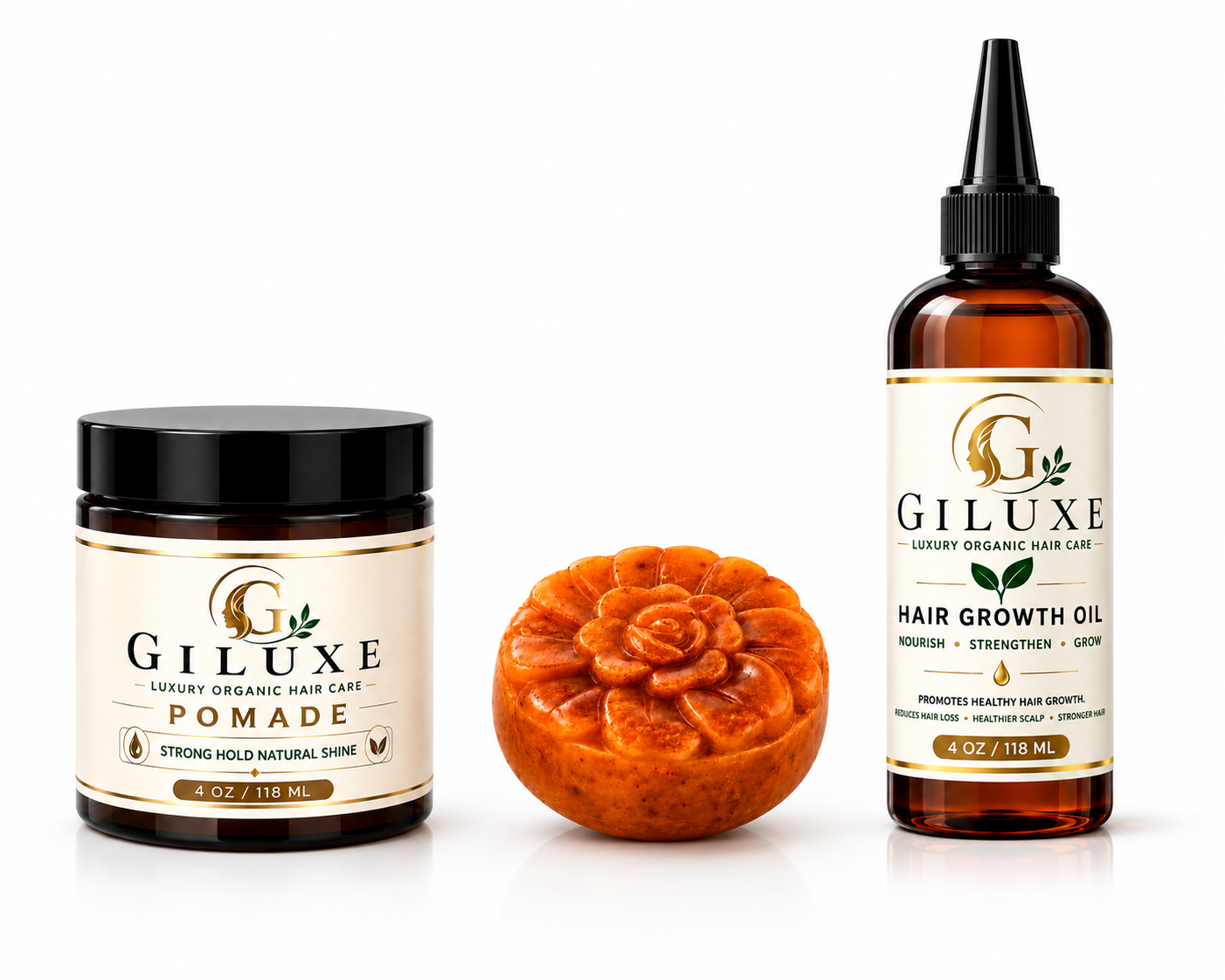 Giluxe Luxury Organic Hair Care Set