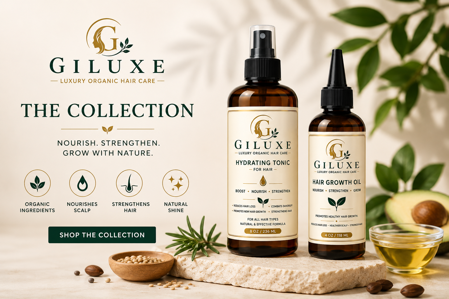 Giluxe Hair Care Set