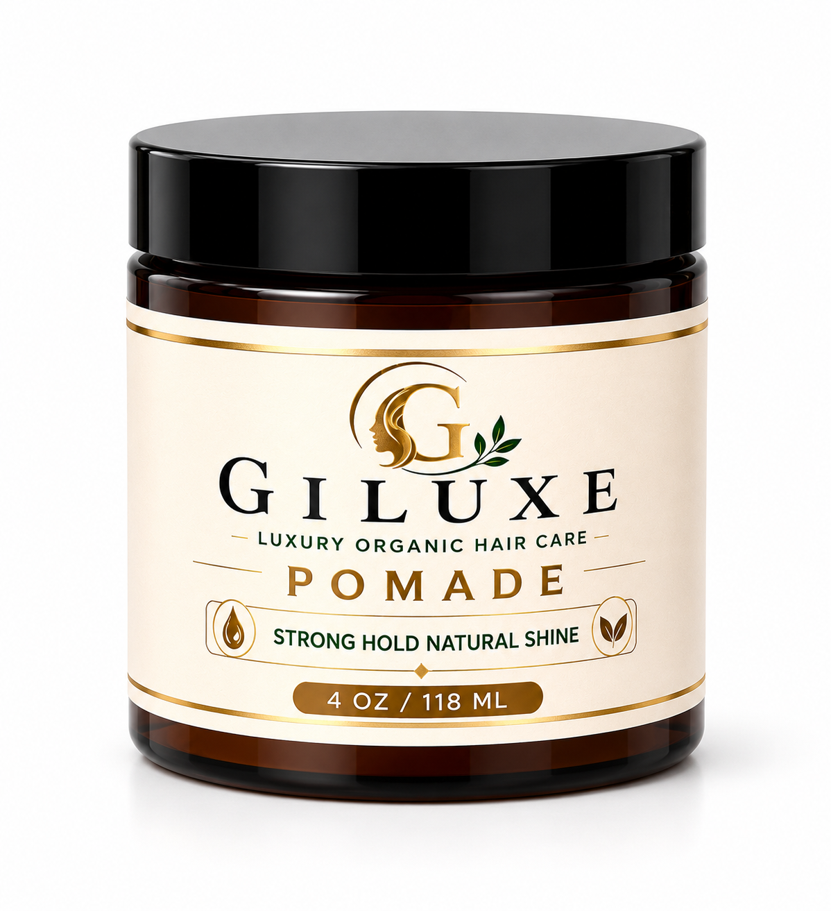 Luxury Organic Pomade — Strong Hold • Natural Shine