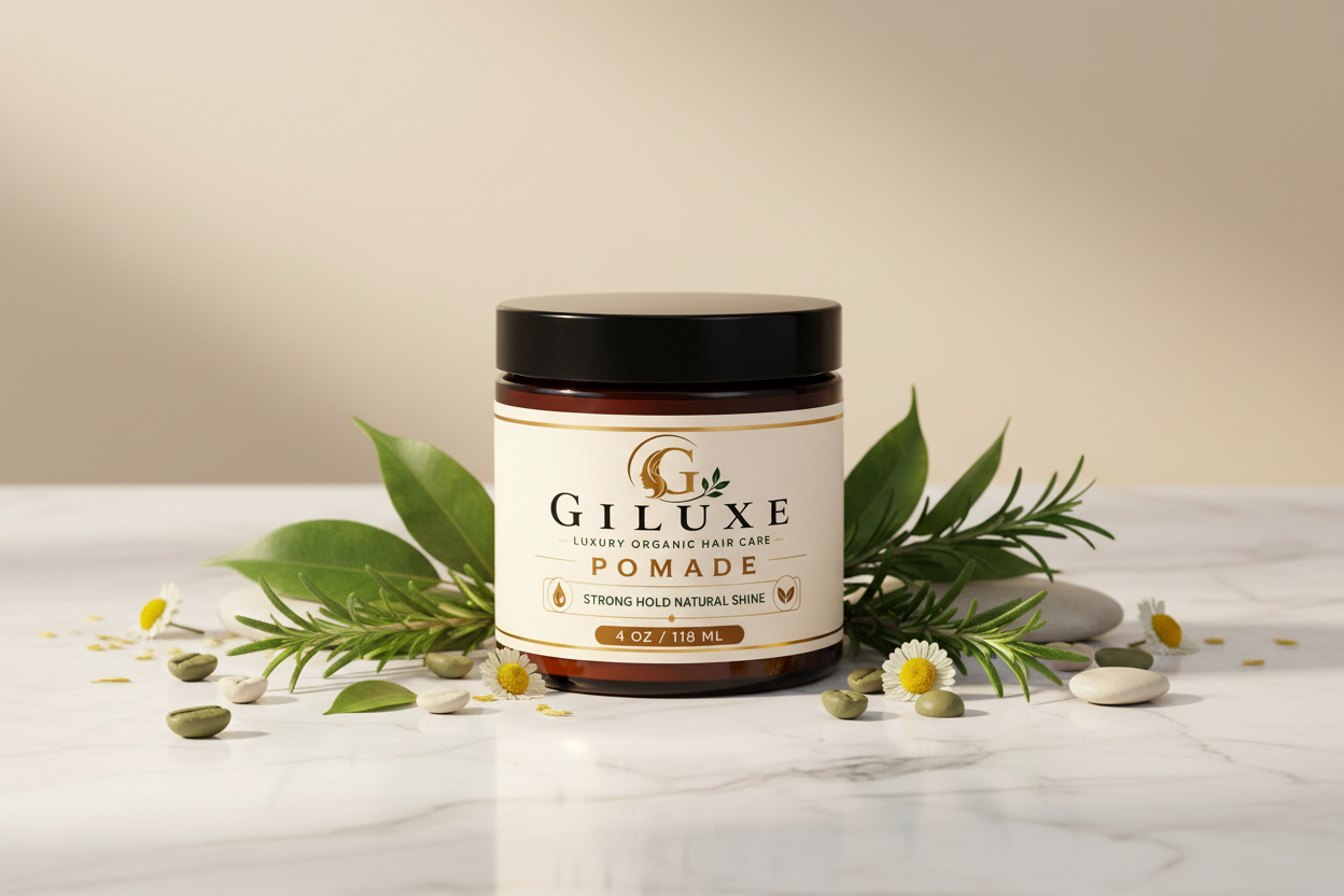Luxury Organic Pomade — Strong Hold • Natural Shine