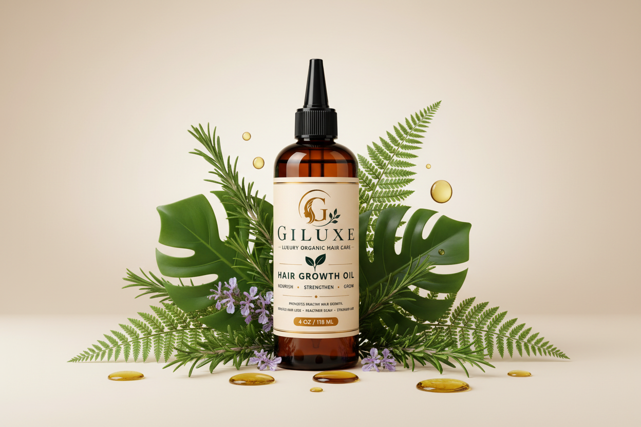 Organic Hair Growth Oil — Nourish • Strengthen • Shine