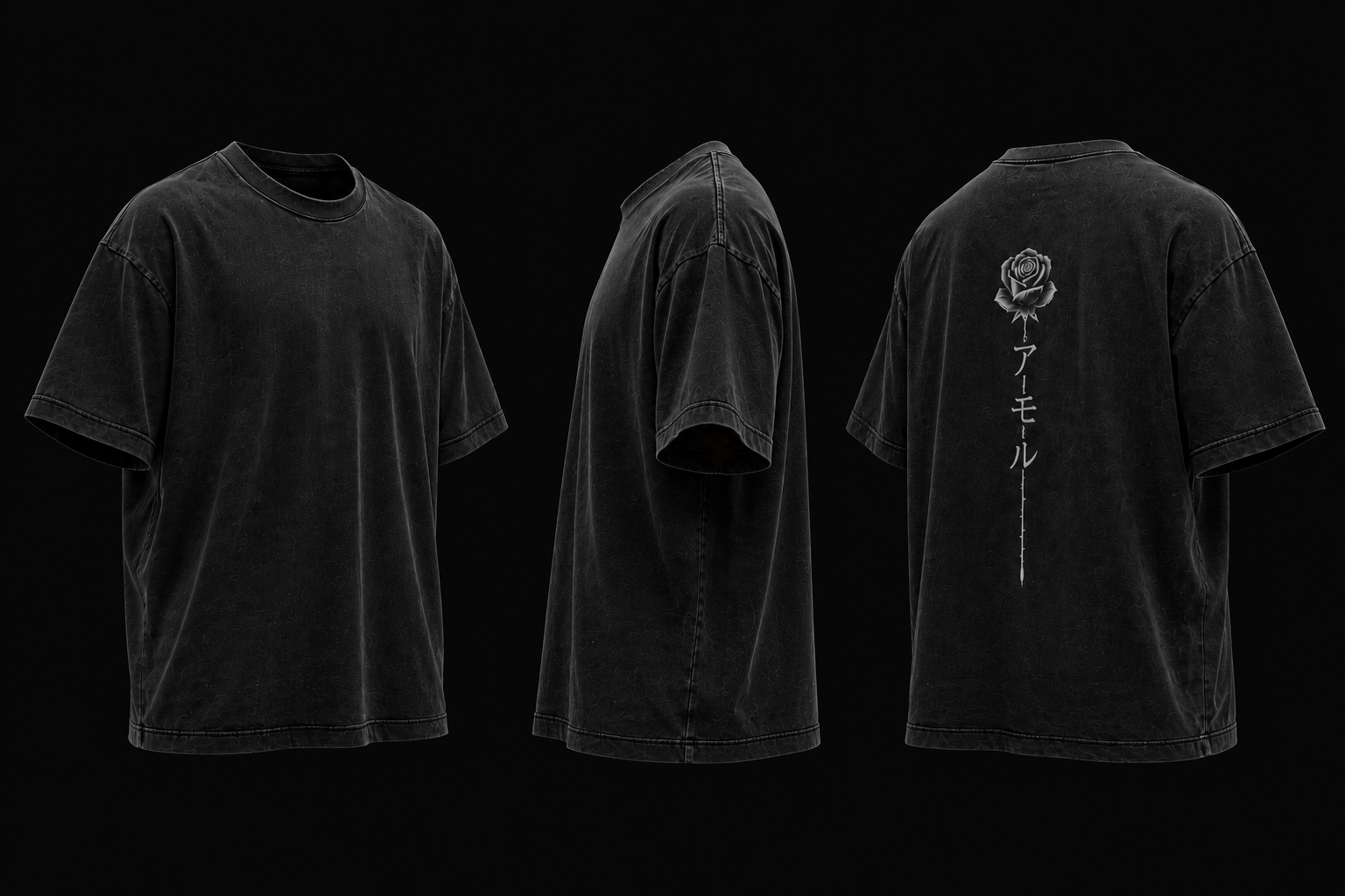 T-sirt Rose Vertical TEE VHOX-01