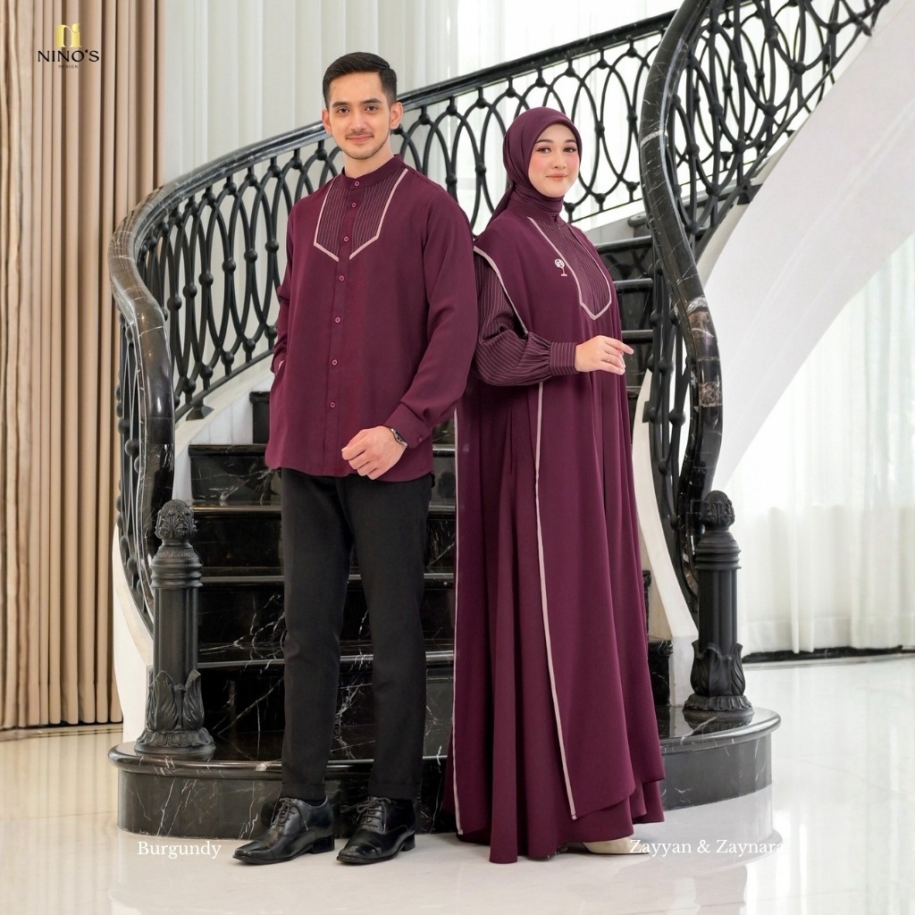 Sarimbit Couple Zaynara Dress & Zayyan Koko By Ninos Design