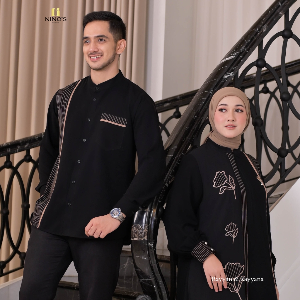 Sarimbit Couple Rayanna Dress & Rayyan Koko By Ninos Design