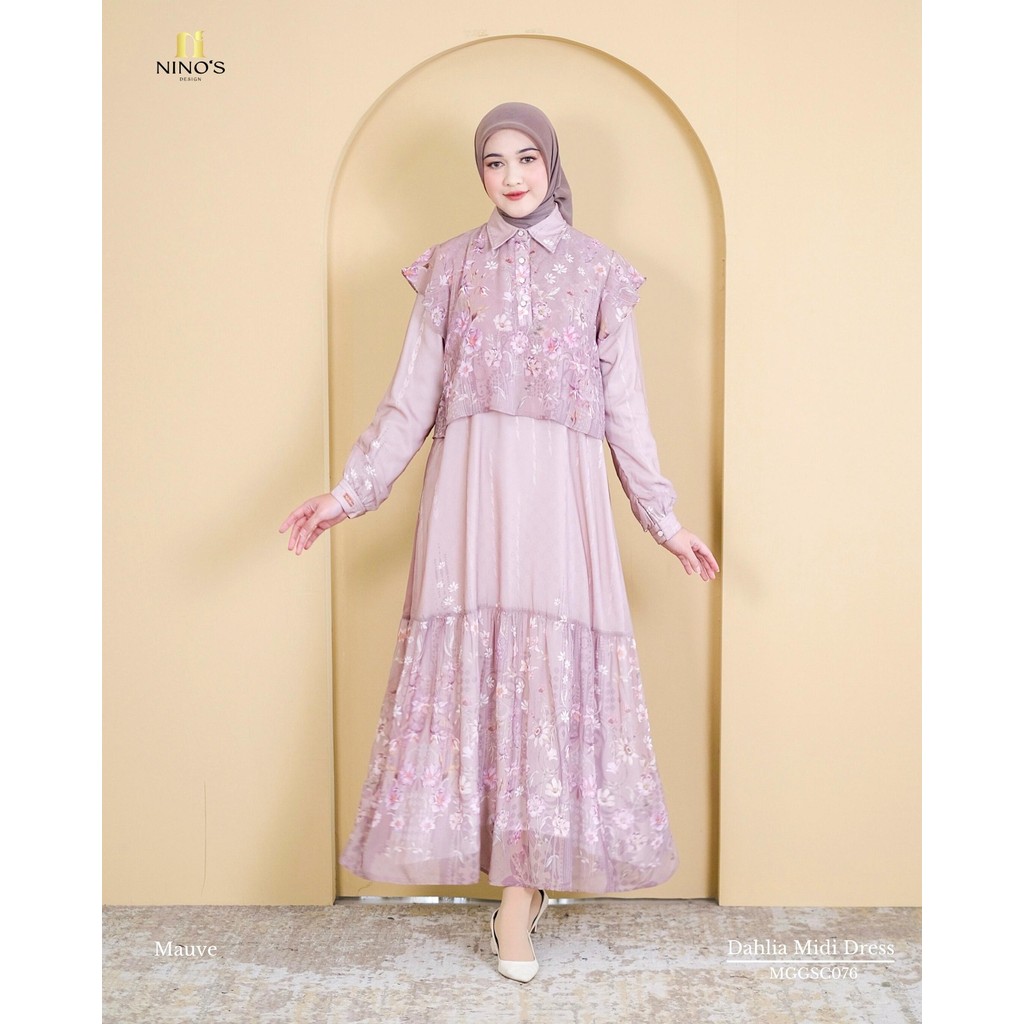 Dahlia Midi Dress By Ninos Design