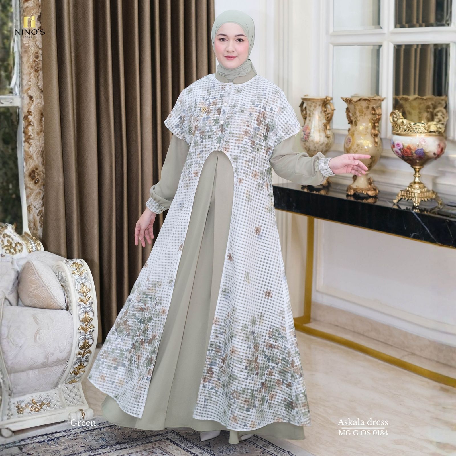 Askala Dress By Ninos Design