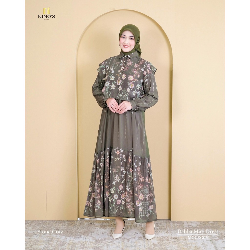 Dahlia Midi Dress By Ninos Design